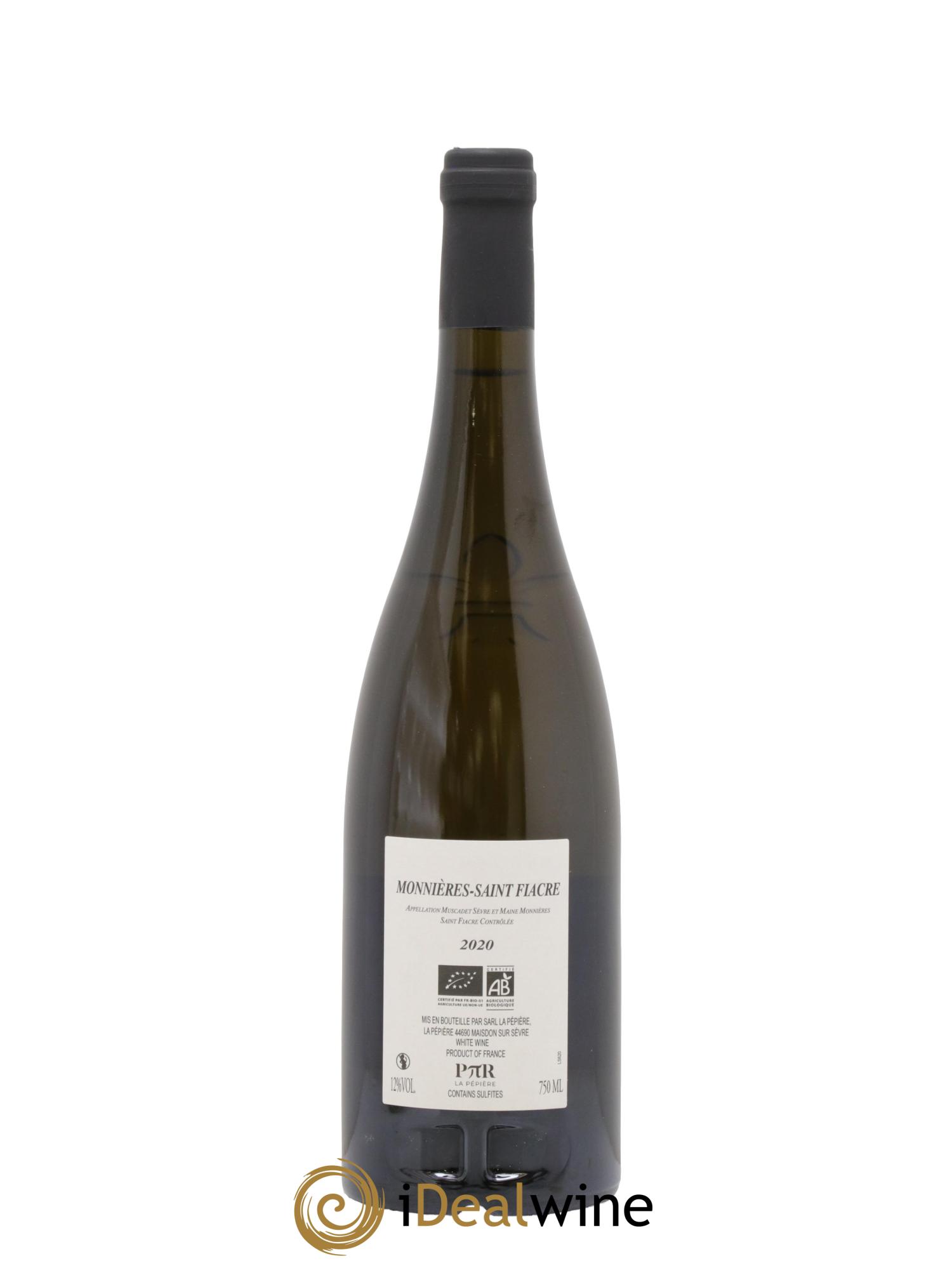 Muscadet-Sèvre-et-Maine Monnières-Saint Fiacre Domaine de la Pépière 2020 - Lot of 1 bottle - 1