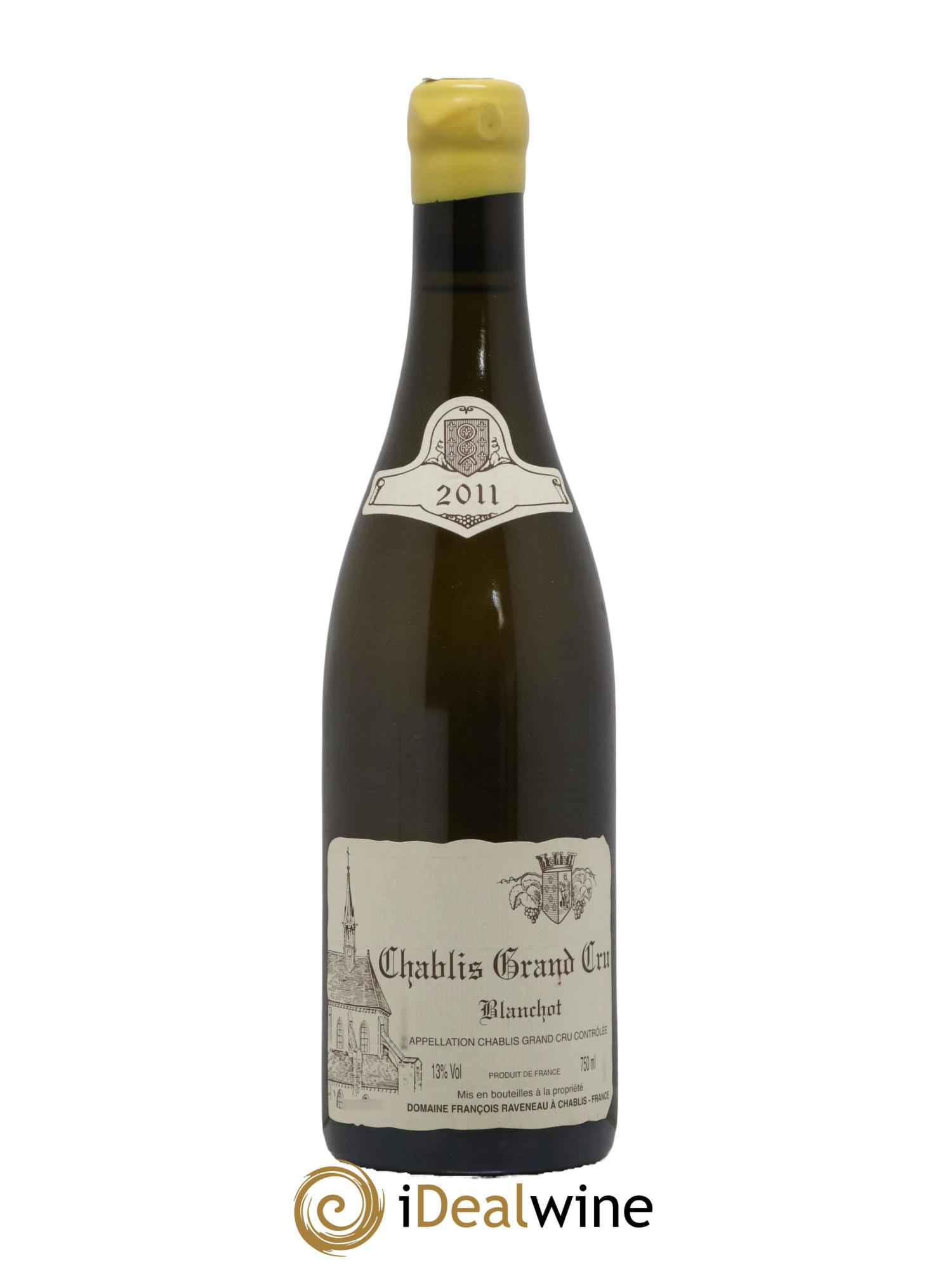 Chablis Grand Cru Blanchot Raveneau (Domaine) 2011 - Lot de 1 bouteille - 0