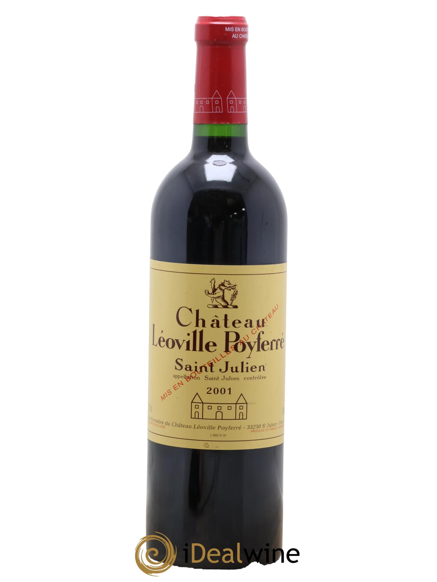 Château Léoville Poyferré 2ème Grand Cru Classé 2001 - Lot of 1 bottle - 0