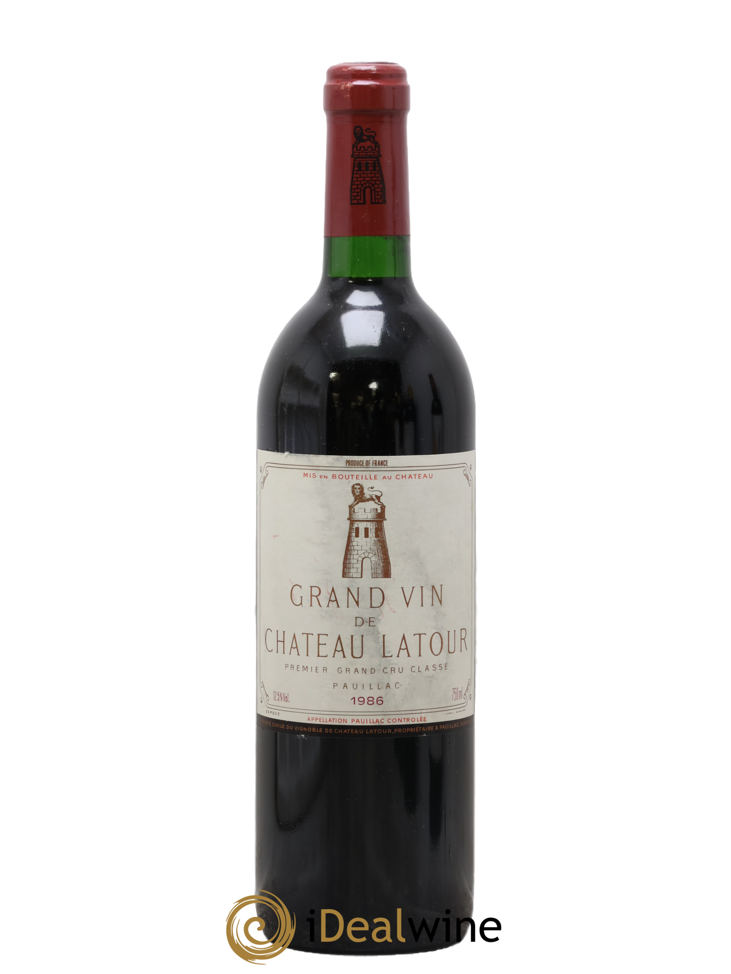 Château Latour 1er Grand Cru Classé 1986 - Lot de 1 bouteille - 0