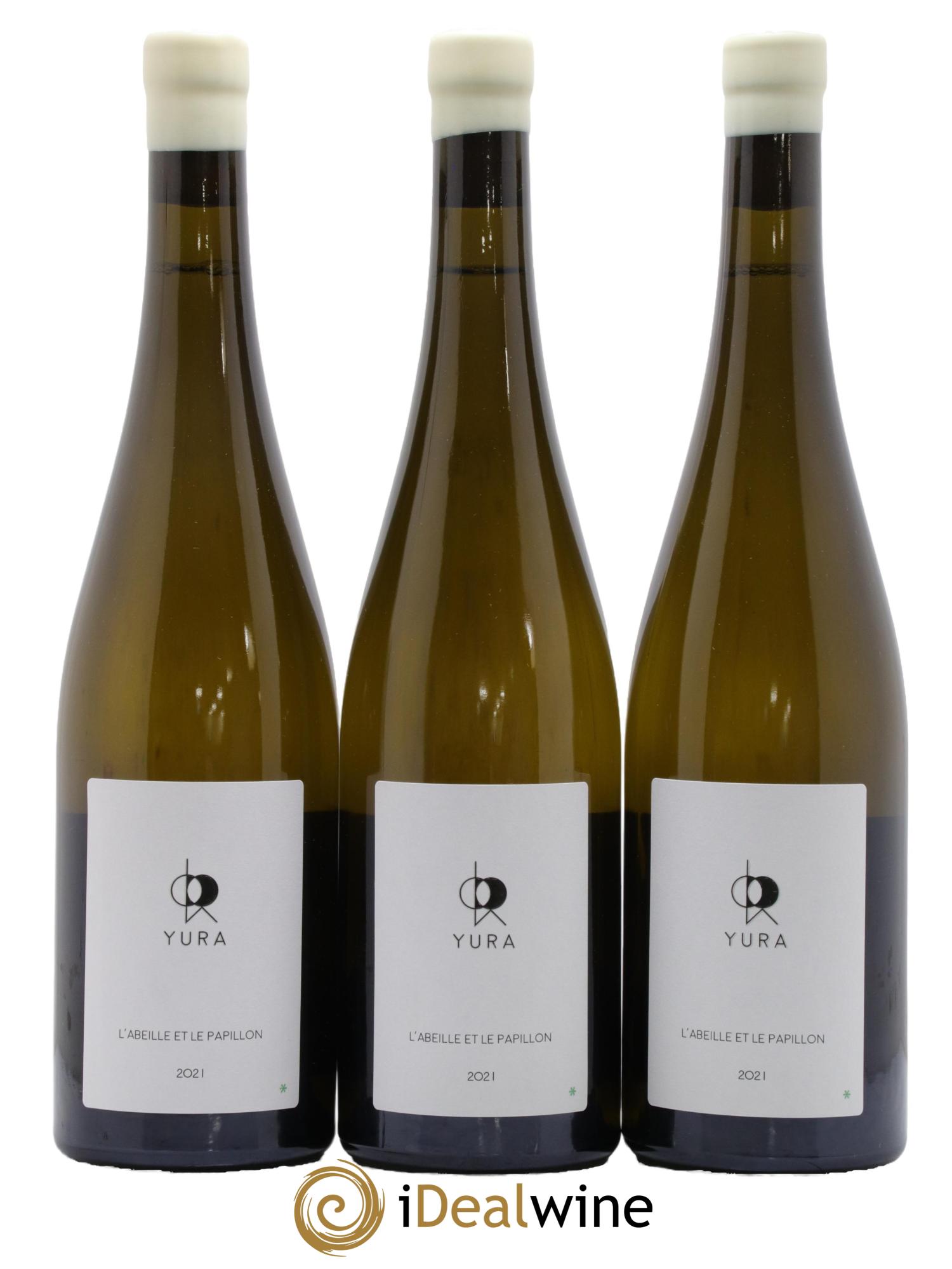 Alsace L'abeille et le papillon Jintaro Yura 2021 - Lot de 3 bouteilles - 0