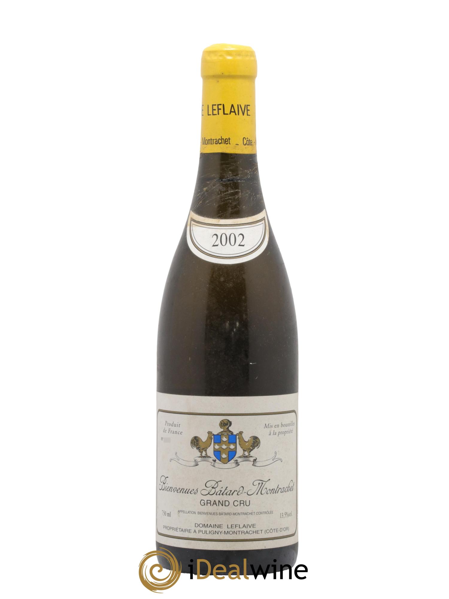 Bienvenues-Bâtard-Montrachet Grand Cru Leflaive (Domaine) 2002 - Lot de 1 bouteille - 0