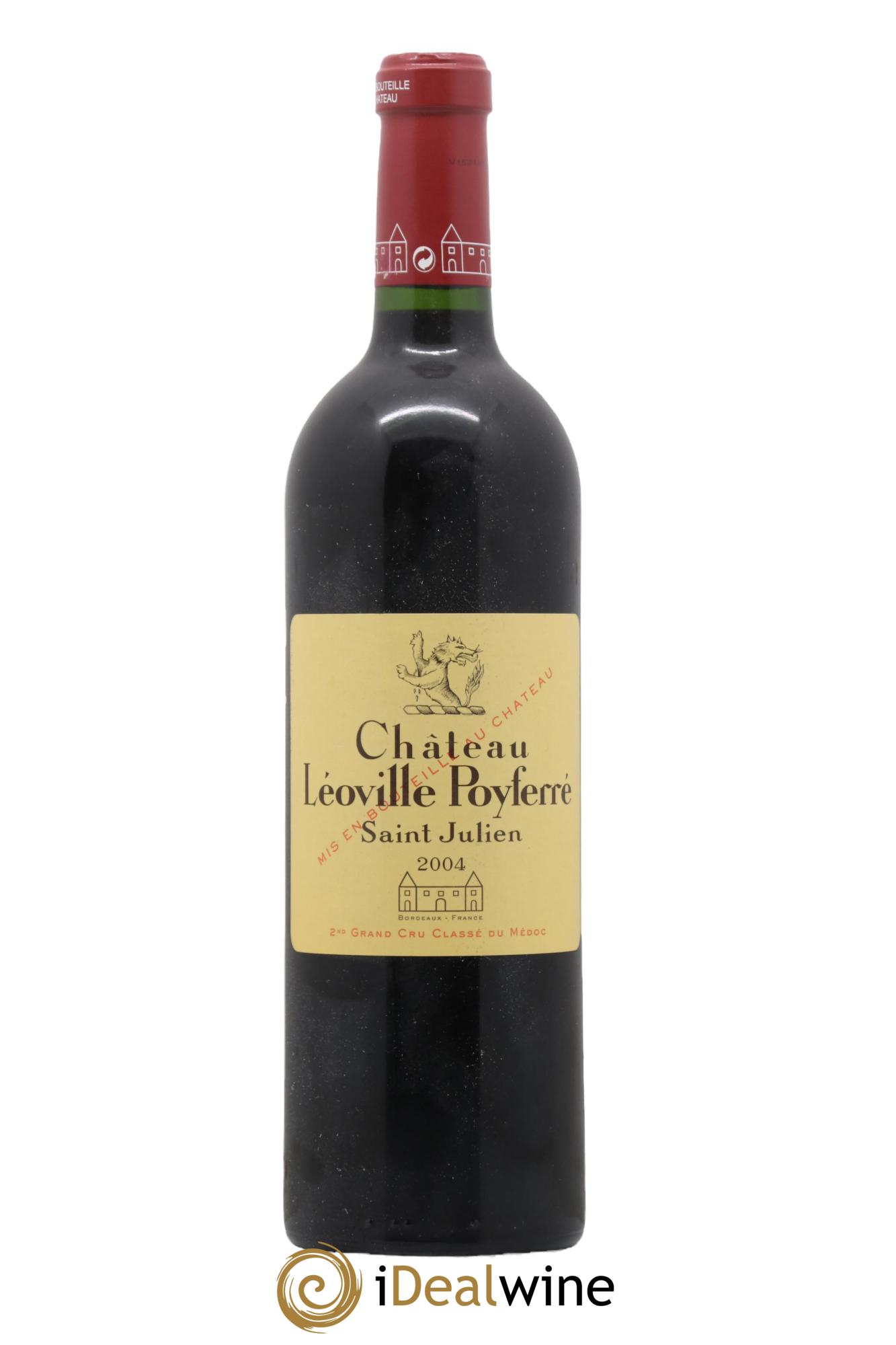 Château Léoville Poyferré 2ème Grand Cru Classé 2004 - Lot de 1 bouteille - 0