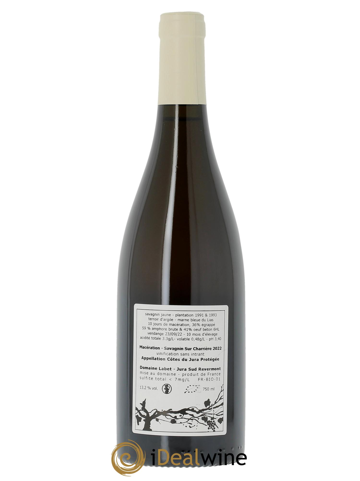 Vin de France Macération Sur Charrière Romain - Julien - Charline Labet  2022 - Posten von 1 Flasche - 1