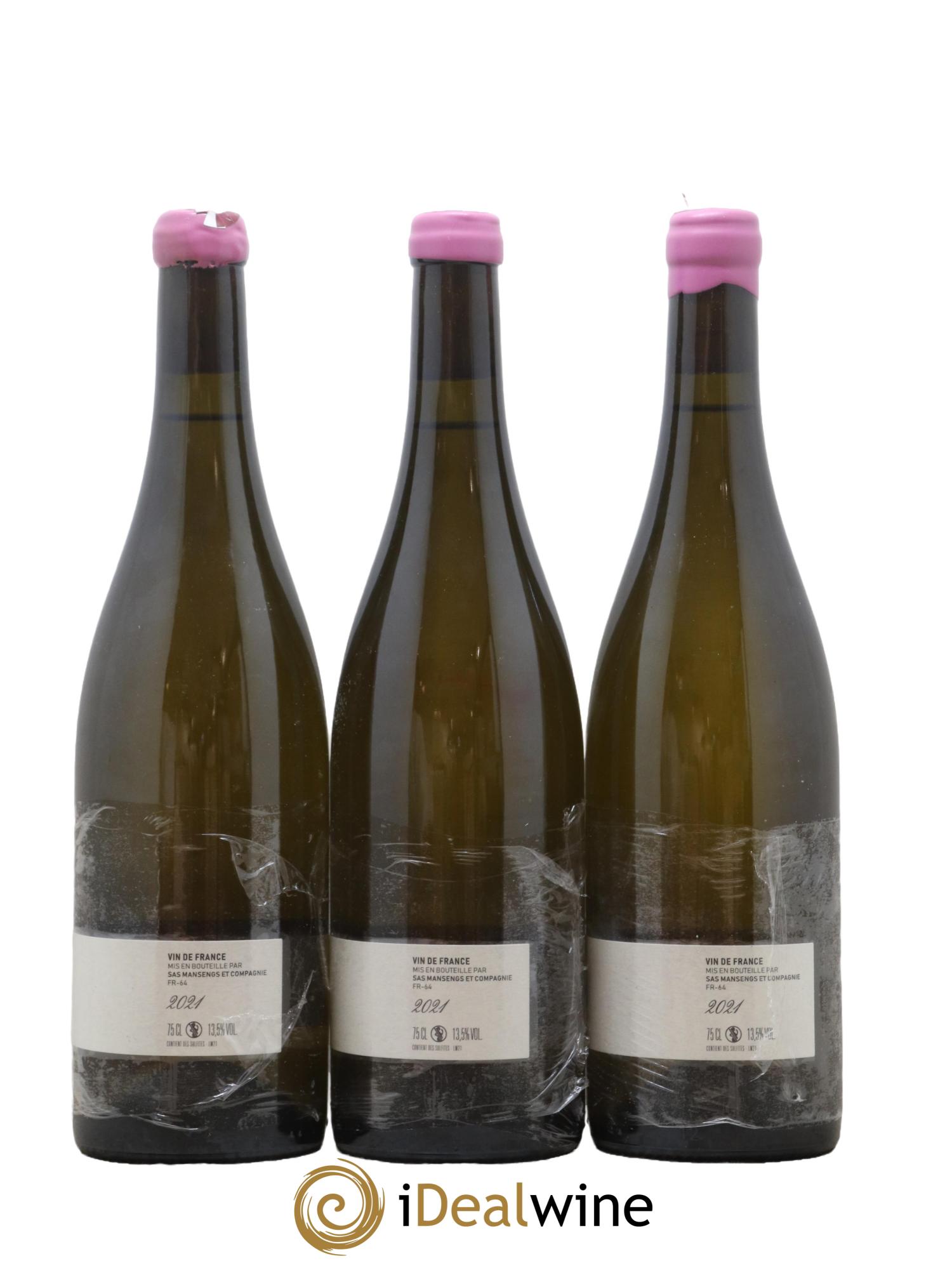 Vin de France Mansengs Jean-Baptiste Semmartin 2021 - Lot de 3 bouteilles - 1