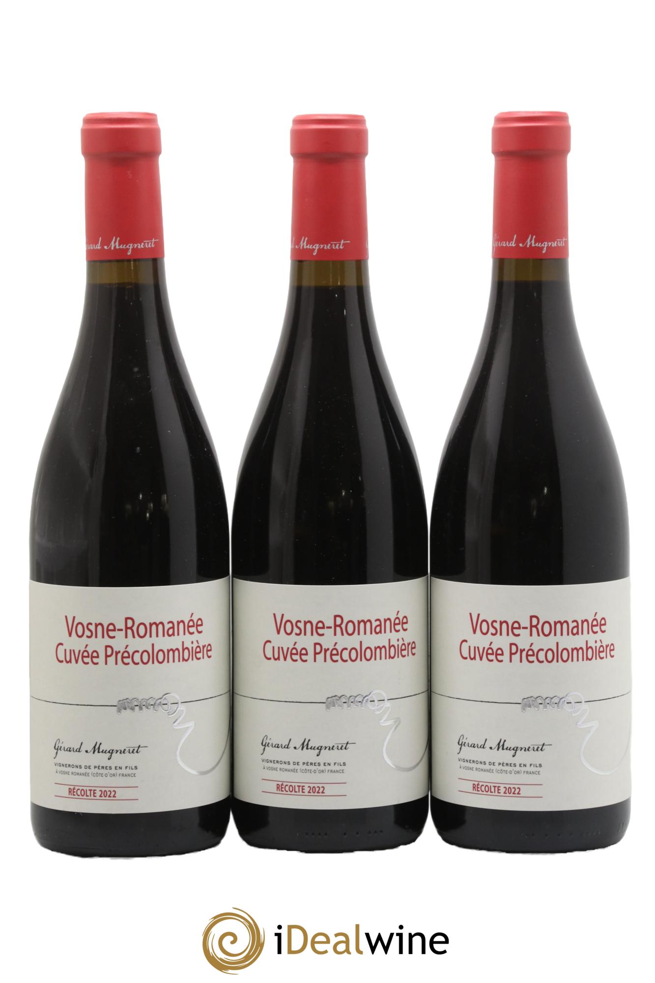 Vosne-Romanée Précolombière Gérard Mugneret 2022 - Lotto di 3 bottiglie - 0