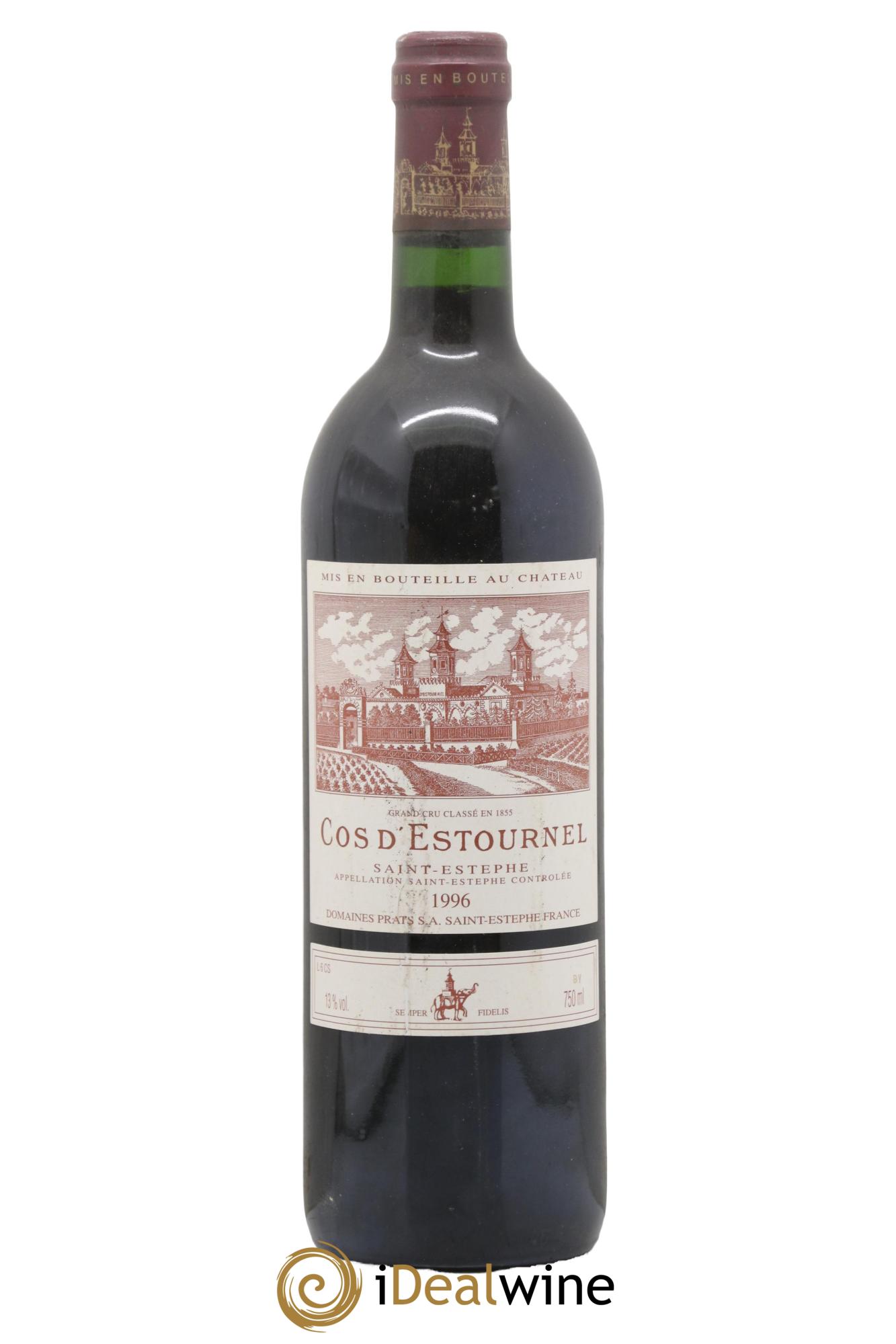 Cos d'Estournel 2ème Grand Cru Classé 1996 - Lot de 1 bouteille - 0