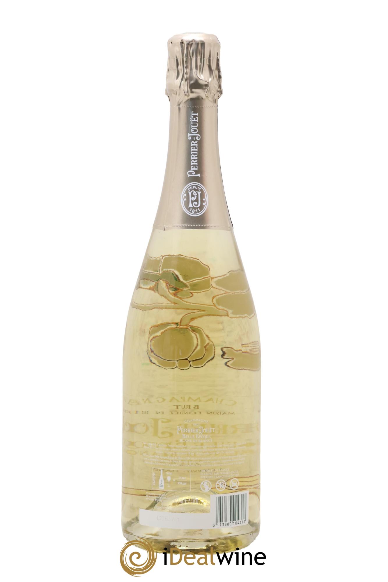 Cuvée Belle Epoque Blanc de Blancs Perrier-Jouët 2014 - Lot de 1 bouteille - 1