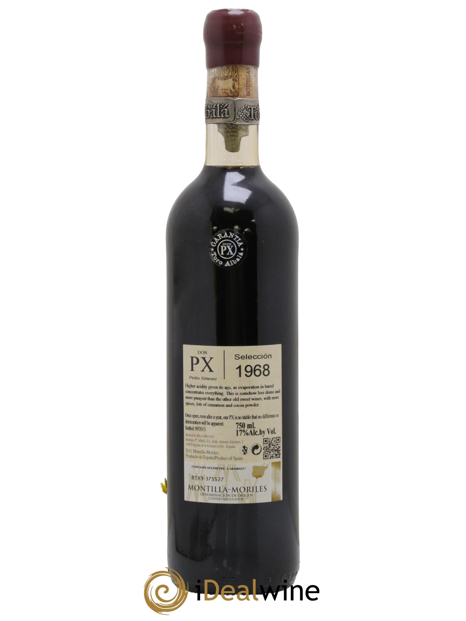 Montilla Moriles Don PX Seleccion Toro Albala 1968 - Lot de 1 bouteille - 1