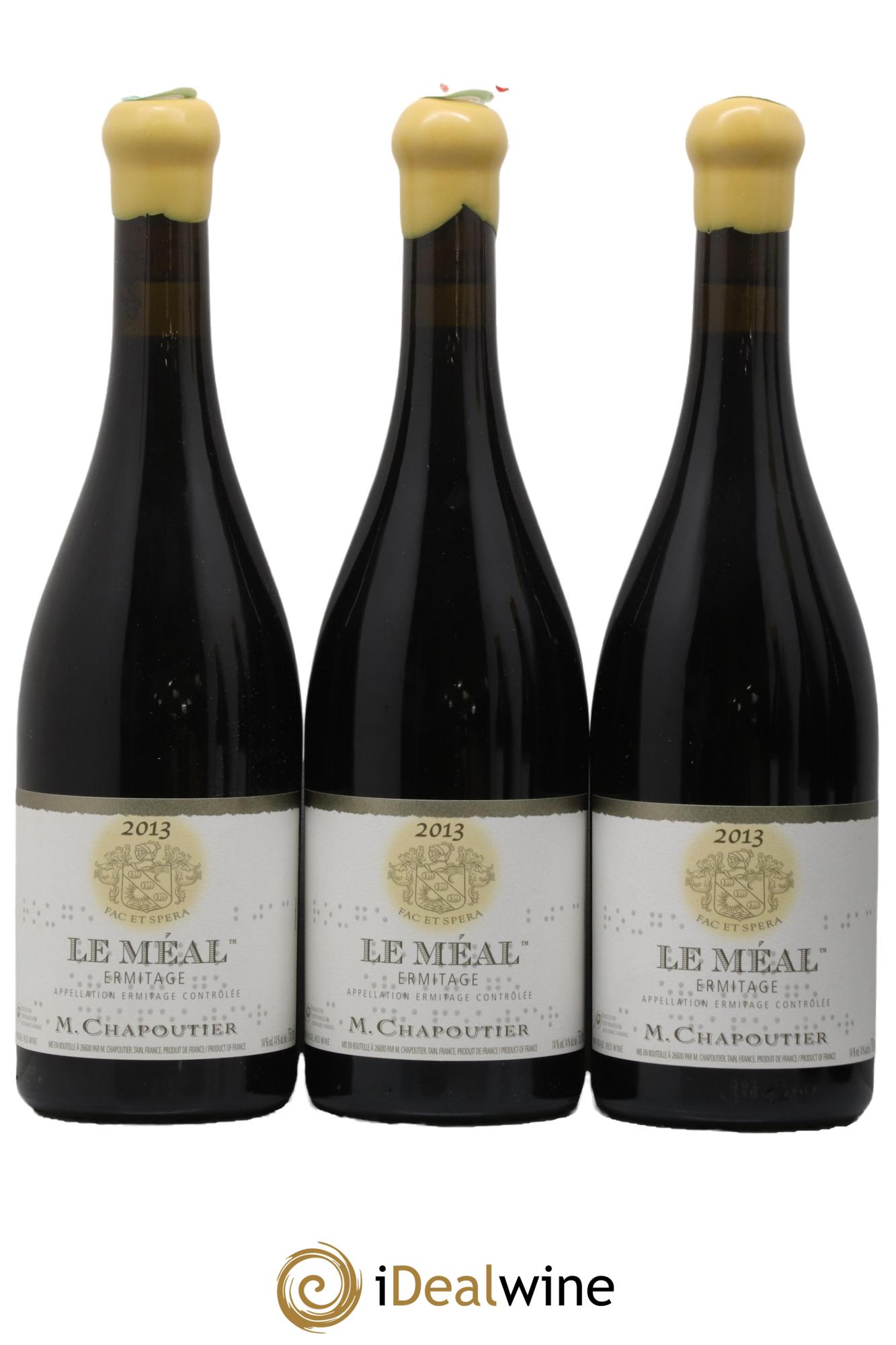 Hermitage Ermitage Le Méal Chapoutier  2013 - Lot of 6 bottles - 1