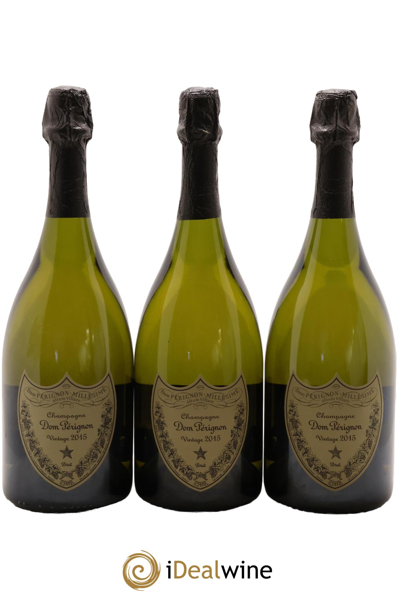 Brut Dom Pérignon 2015 - Lot de 3 bouteilles - 0