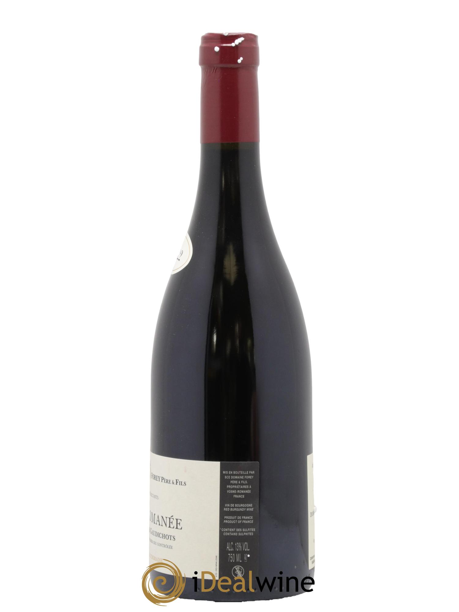 Vosne-Romanée 1er Cru Les Gaudichots Forey Père et Fils (Domaine) 2022 - Lot of 1 bottle - 1