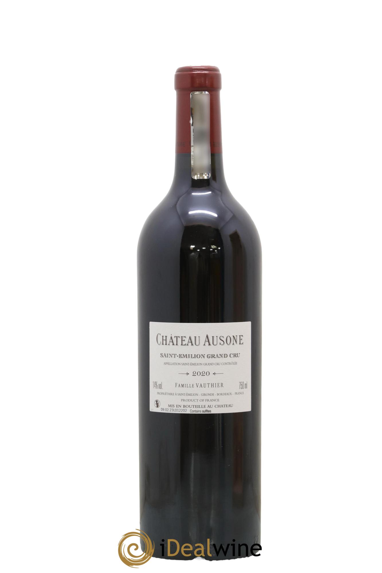 Château Ausone 1er Grand Cru Classé A 2020 - Lot de 1 bouteille - 2