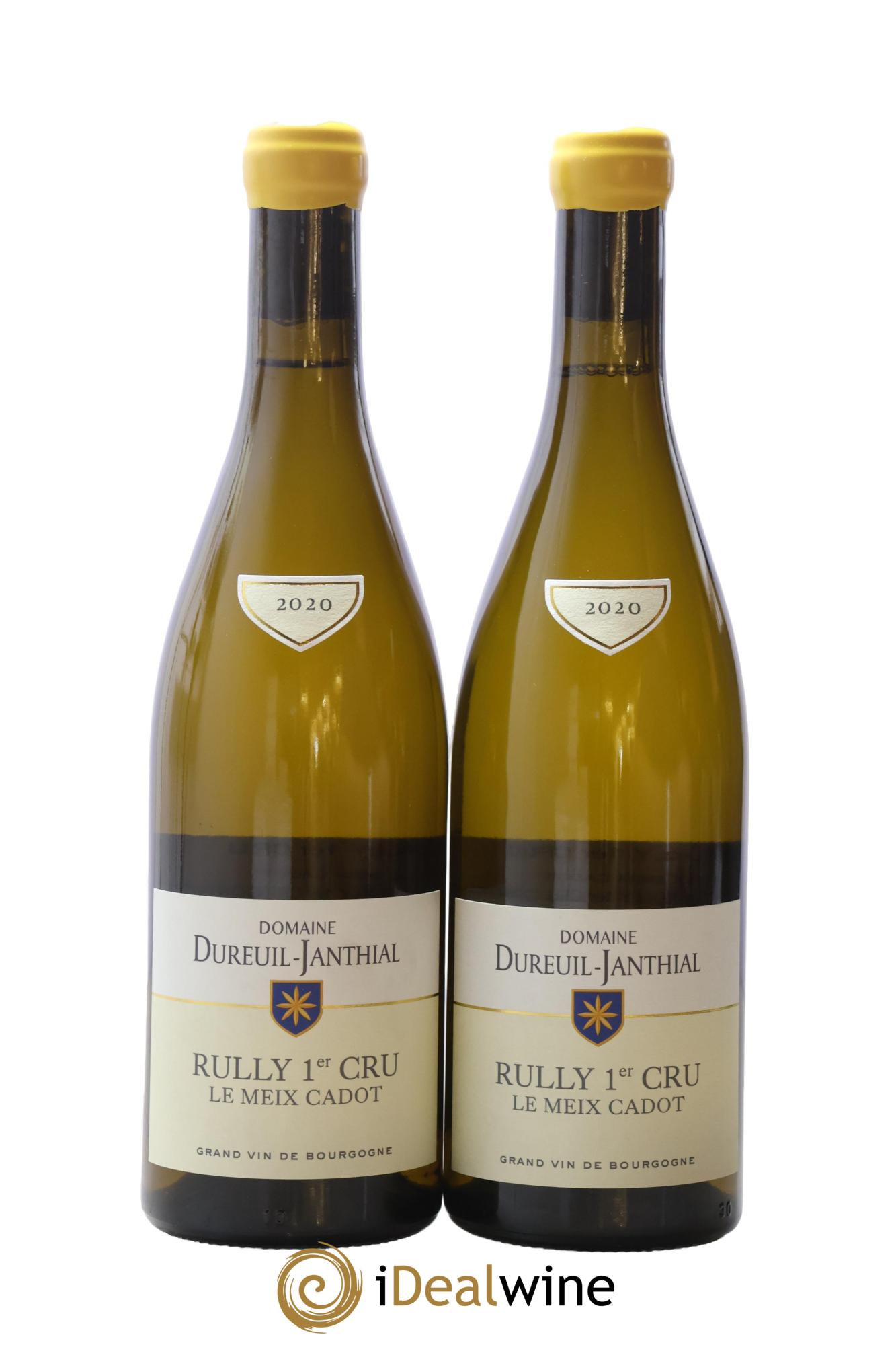 Rully 1er Cru Le Meix Cadot Vincent Dureuil-Janthial 2020 - Lot de 2 bouteilles - 0