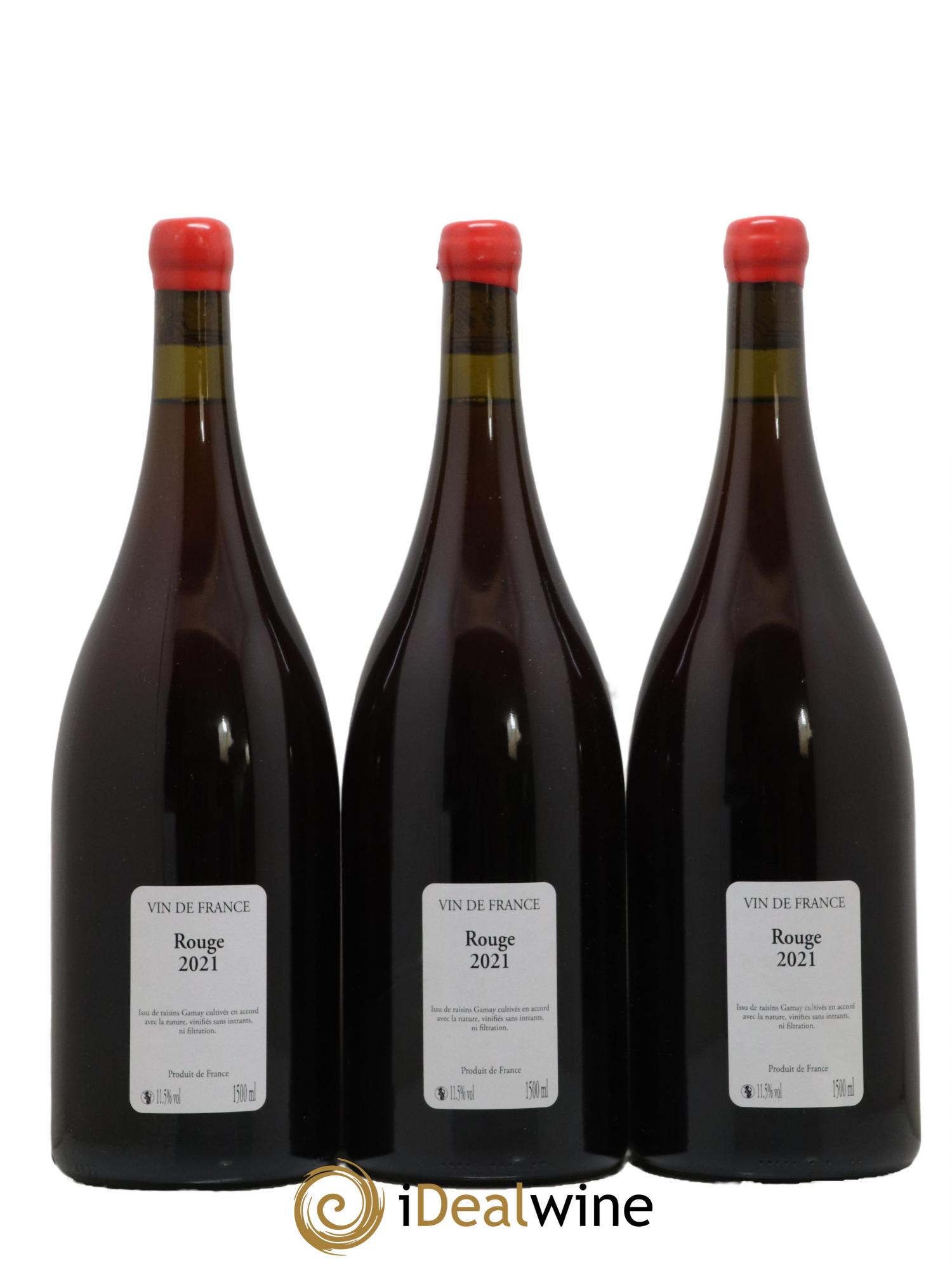 Vin de France GG Le Dos D'Chat Fabrice Dodane 2021 - Lot of 3 magnums - 1