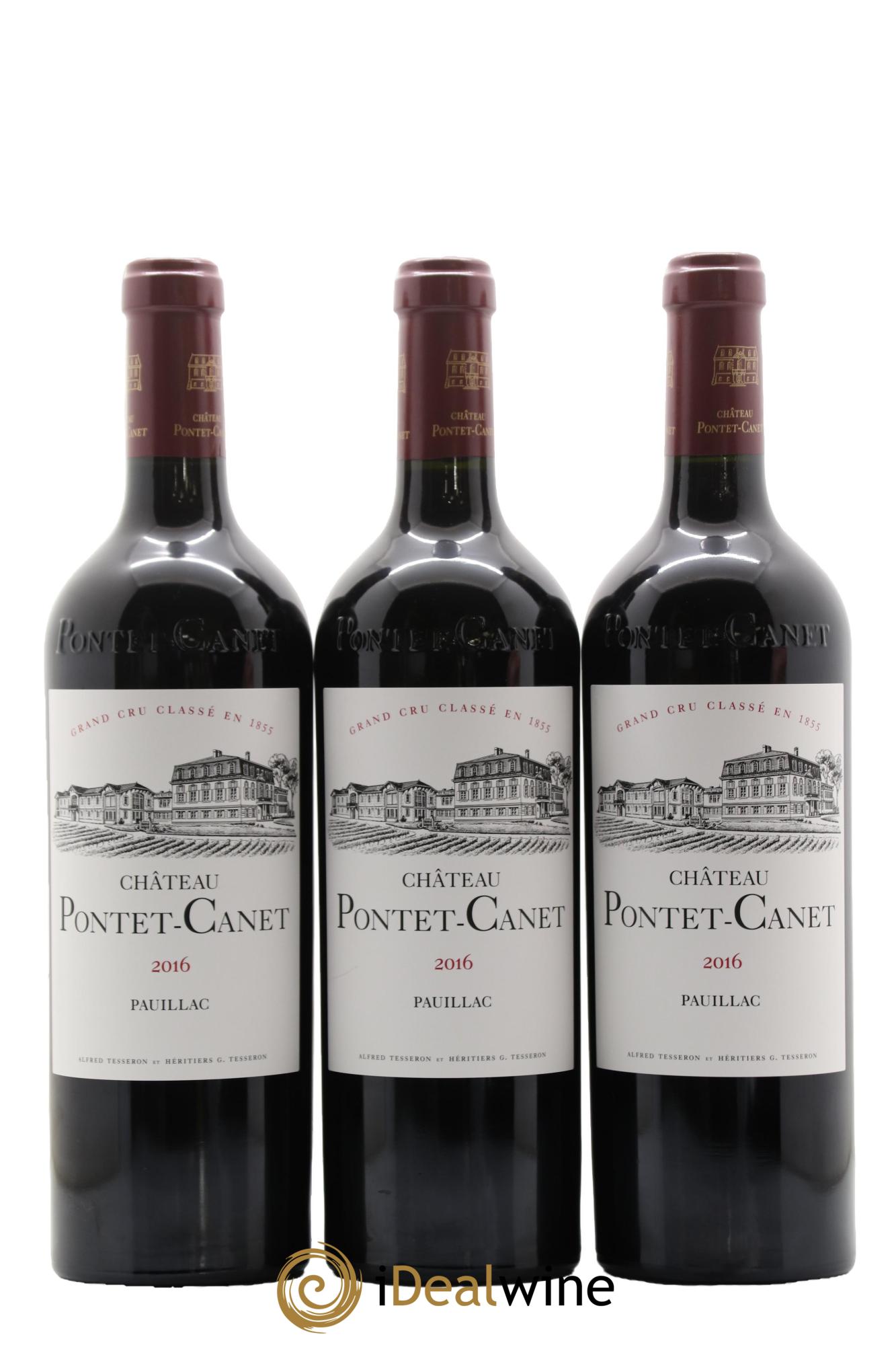 Château Pontet Canet 5ème Grand Cru Classé 2016 - Lot de 6 bouteilles - 2