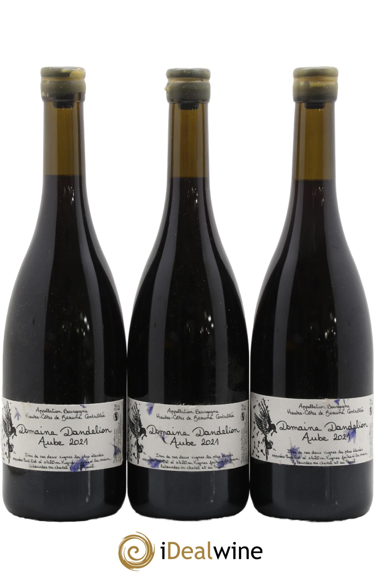 Hautes-Côtes de Beaune Aube Dandelion (Domaine) 2021 - Lot de 3 bouteilles - 0
