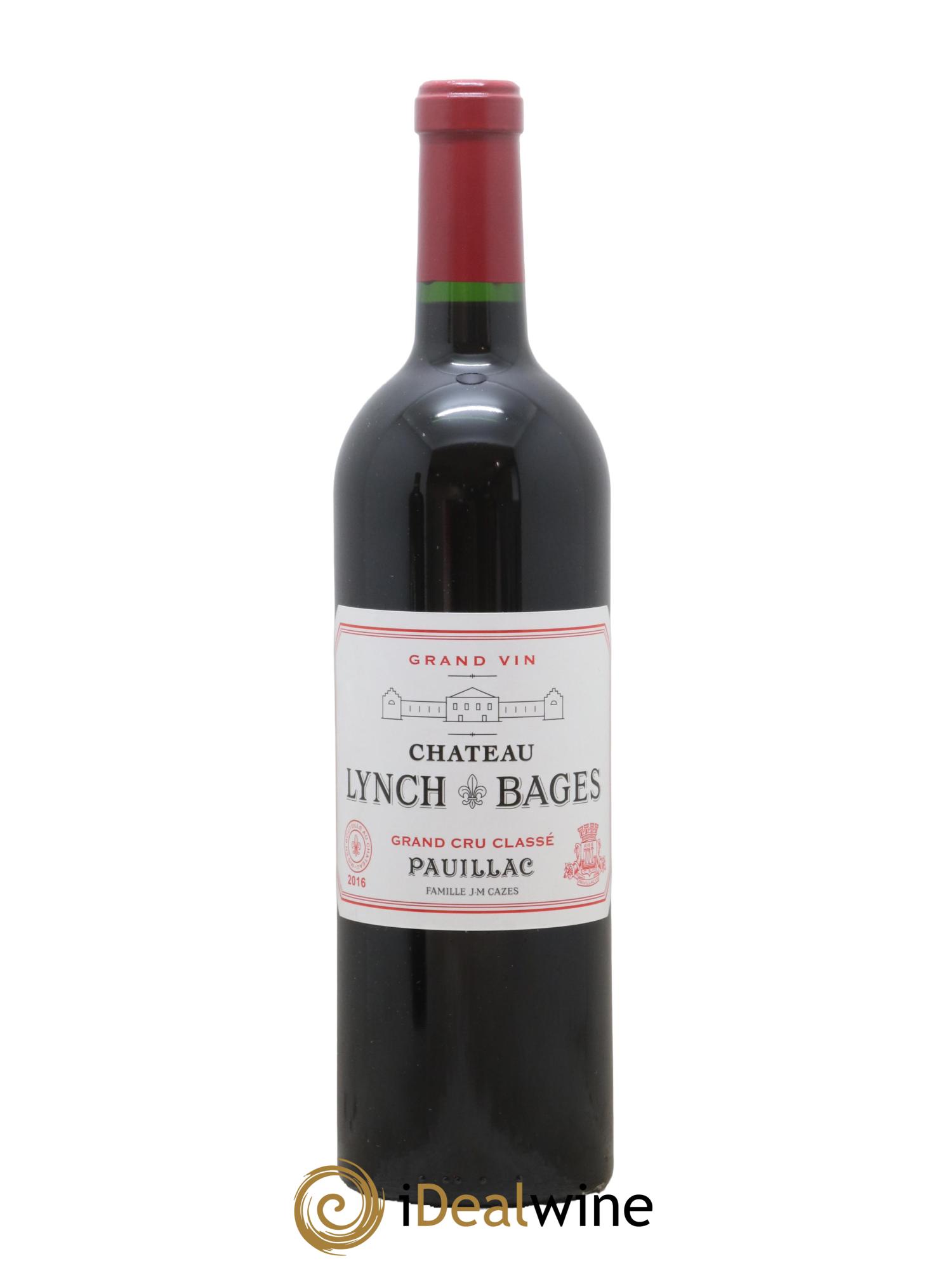 Château Lynch Bages 5ème Grand Cru Classé 2016 - Lot de 1 bouteille - 0