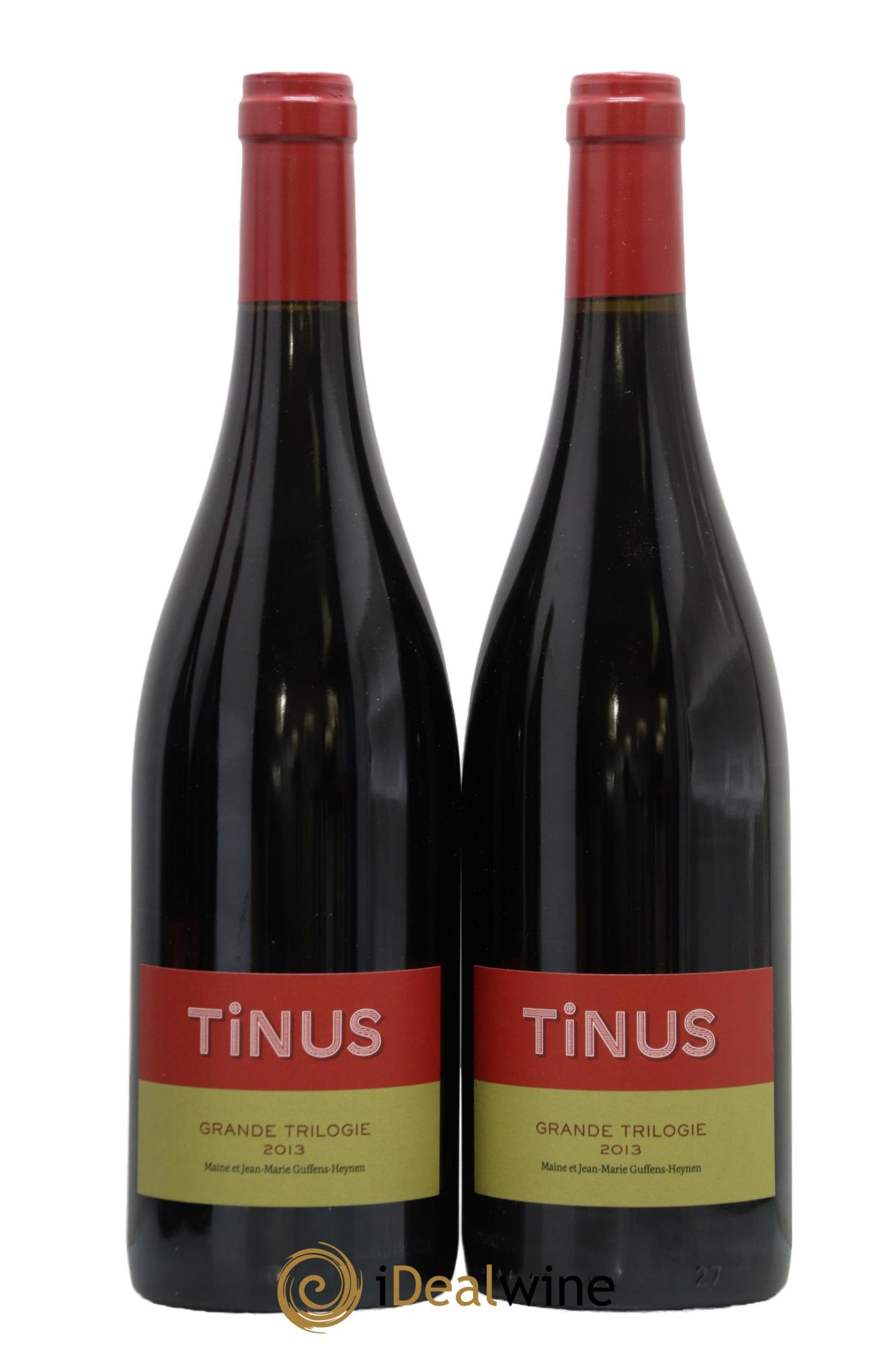 Vin de France Tinus - Grande Trilogie Jean-Marie Guffens 2013 - Lot of 2 bottles - 0