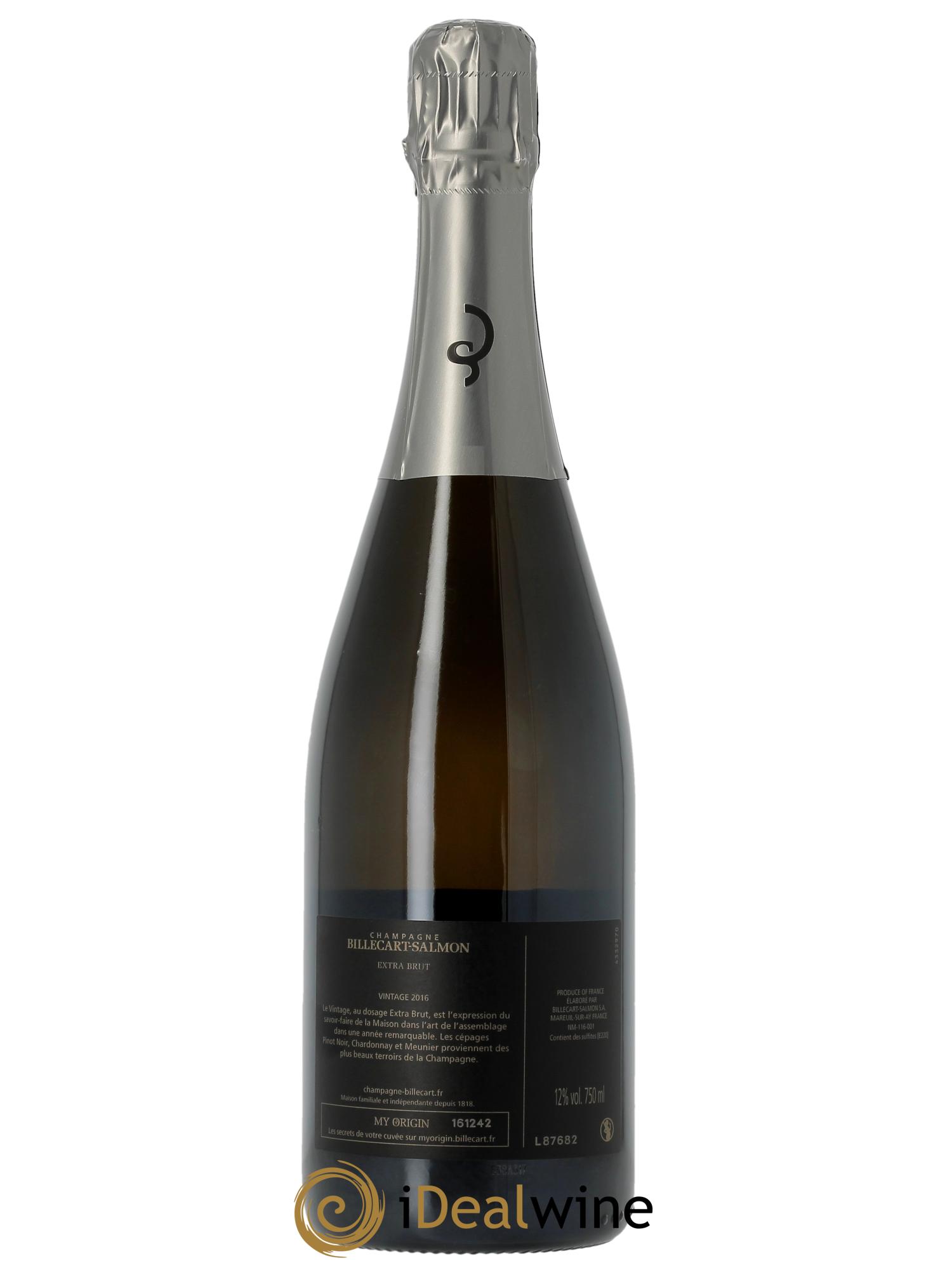 Vintage Billecart-Salmon   2016 - Lot de 1 bouteille - 1