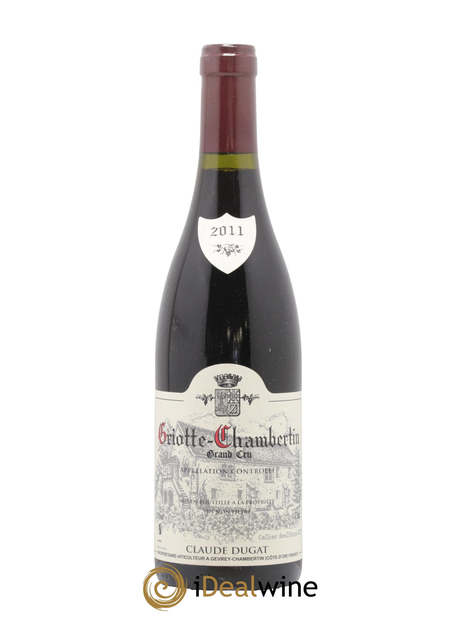 Griotte-Chambertin Grand Cru Claude Dugat 2011 - Posten von 1 Flasche - 0