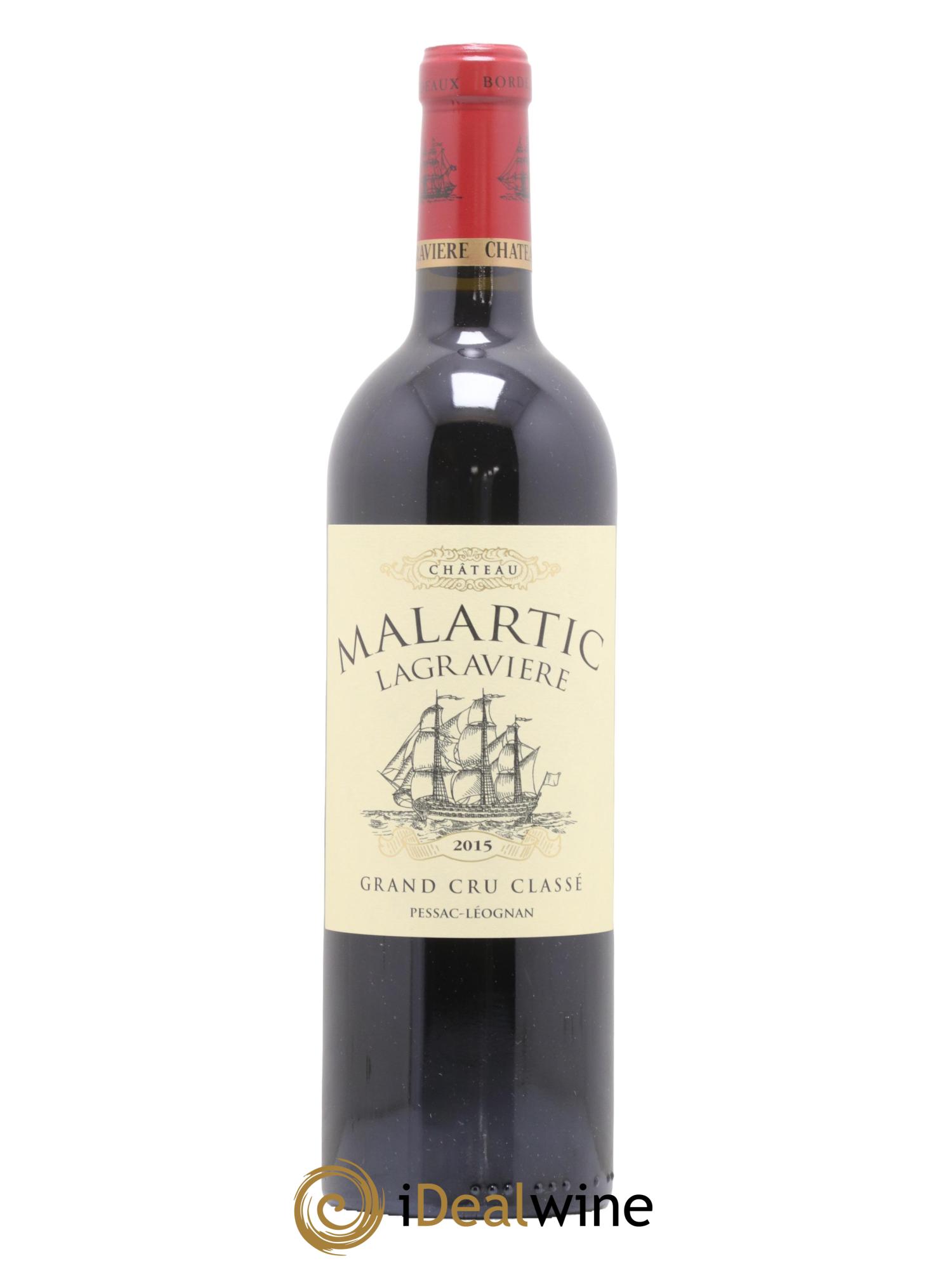 Château Malartic-Lagravière Cru Classé de Graves 2015 - Lot de 1 bouteille - 0