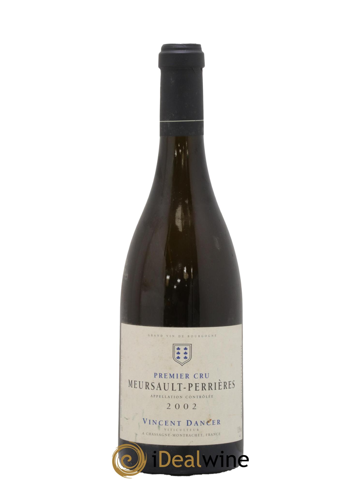 Meursault 1er Cru Perrières Vincent Dancer 2002 - Lot de 1 bouteille - 0