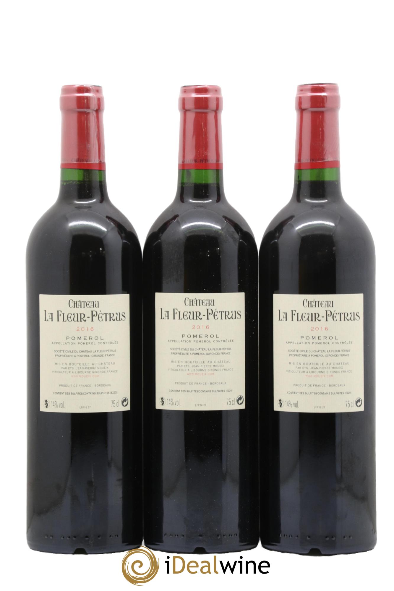 Château la Fleur Petrus 2016 - Lot de 3 bouteilles - 1