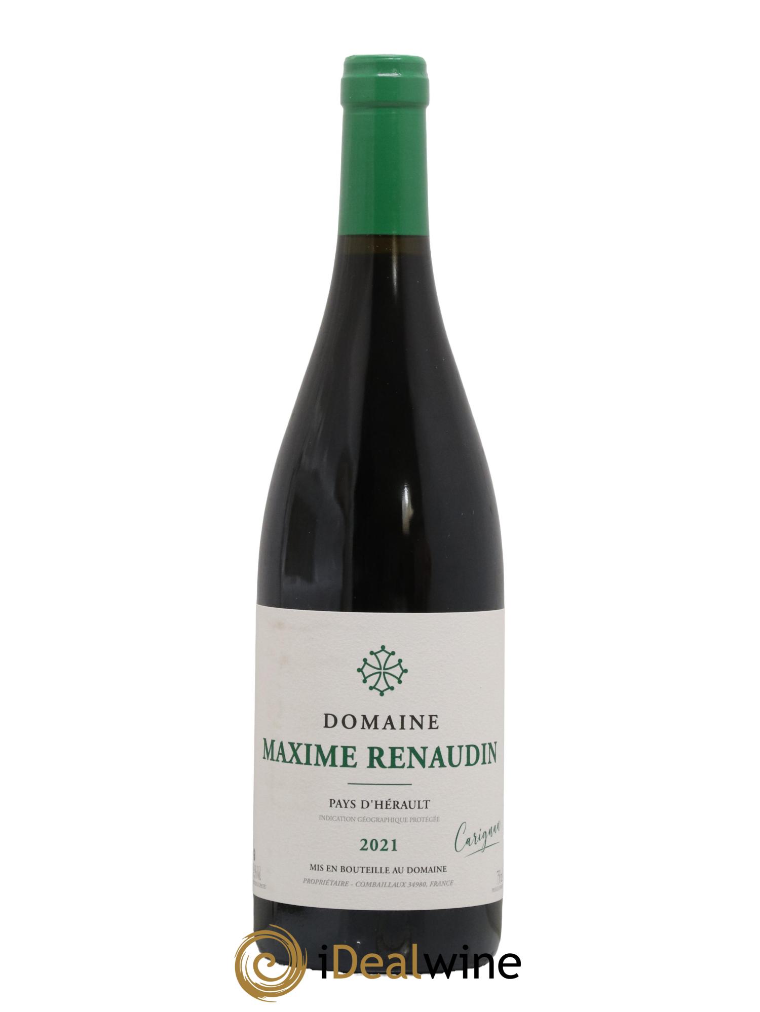 Pays d'Hérault Maxime Renaudin Carignan 2021 - Lot de 1 bouteille - 0