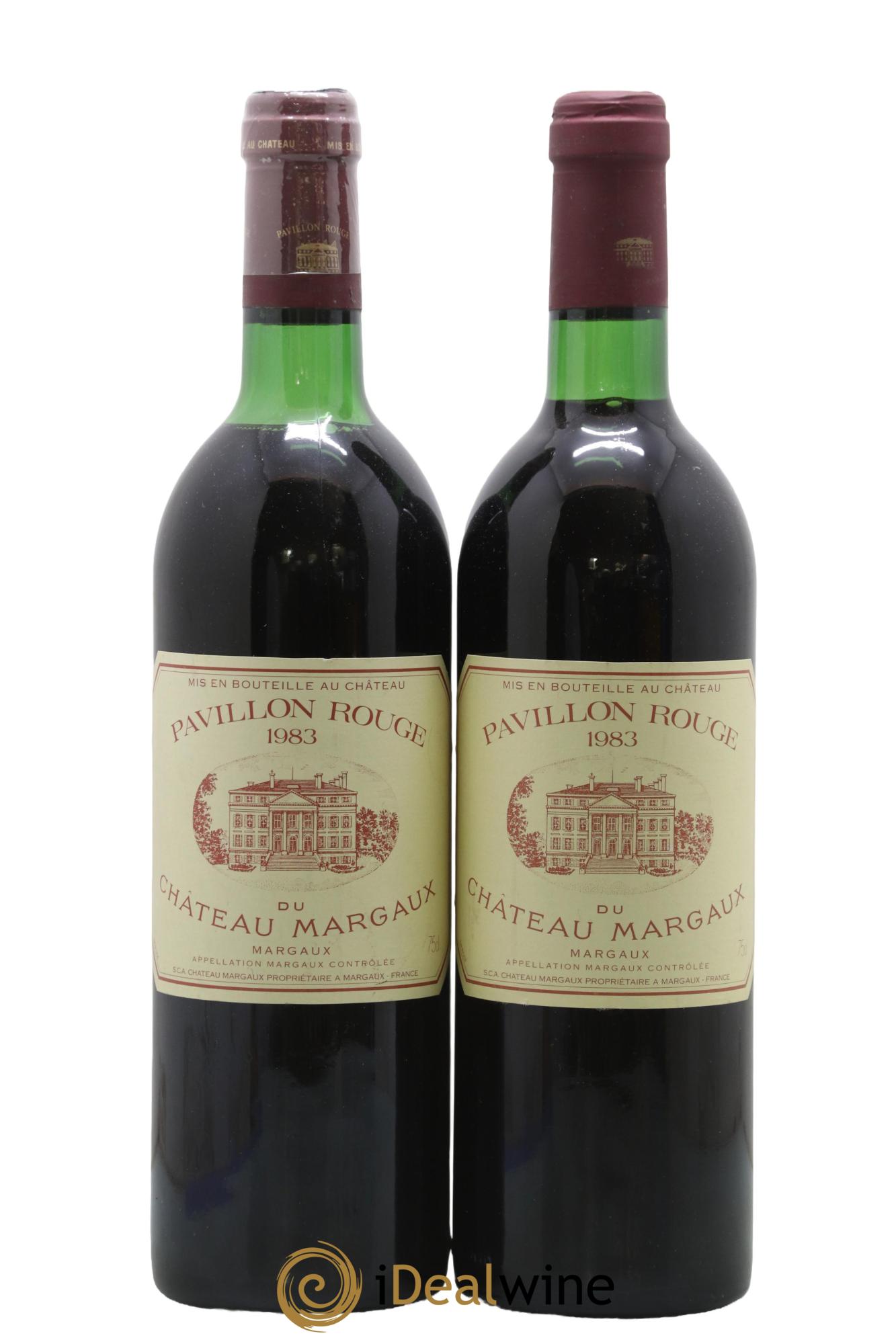 Pavillon Rouge du Château Margaux Second Vin 1983 - Lotto di 2 bottiglie - 0