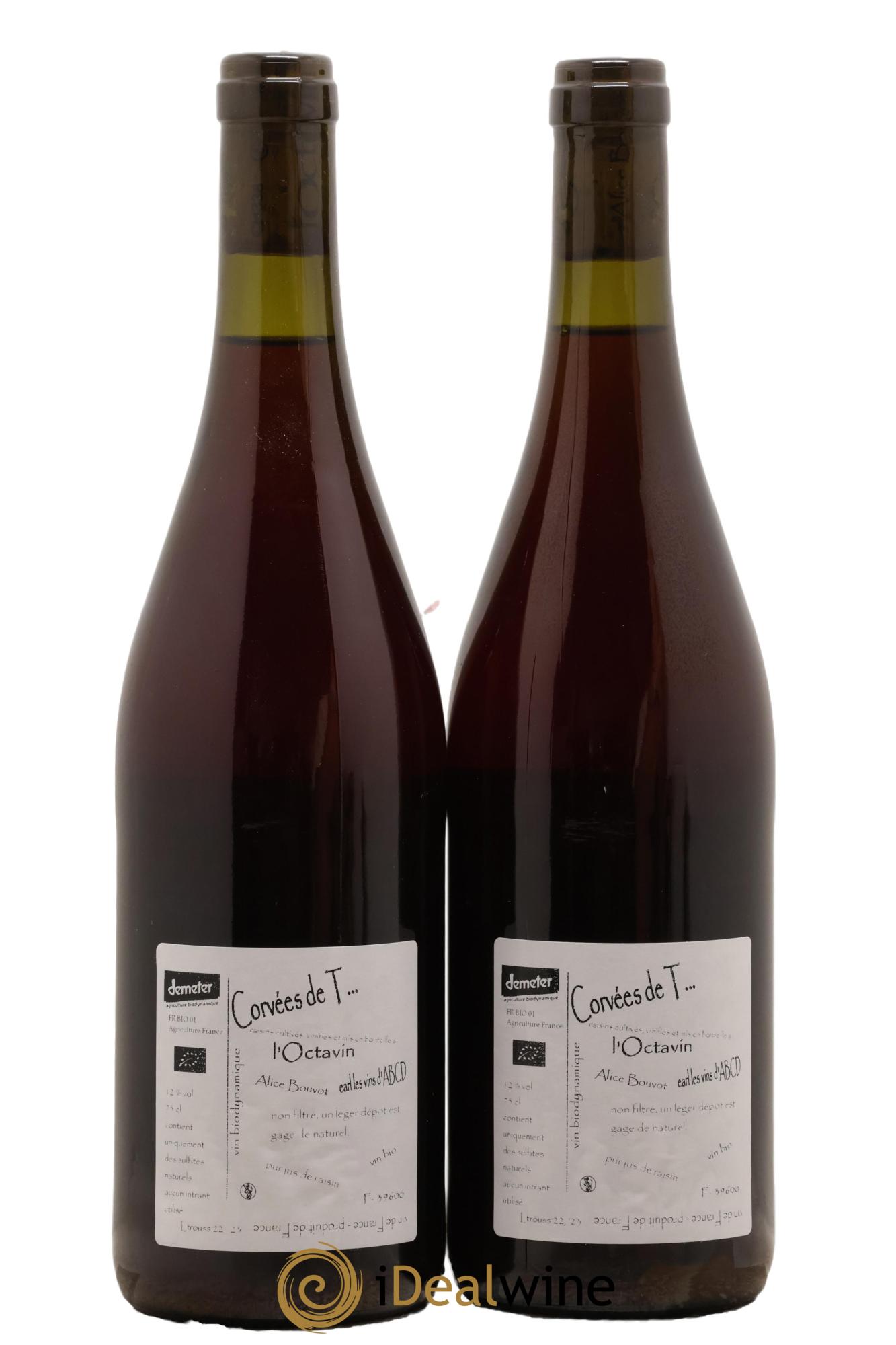 Vin de France Trousseau Les Corvées Commendatore Domaine de L'Octavin - Alice Bouvot - Lot de 2 bouteilles - 1