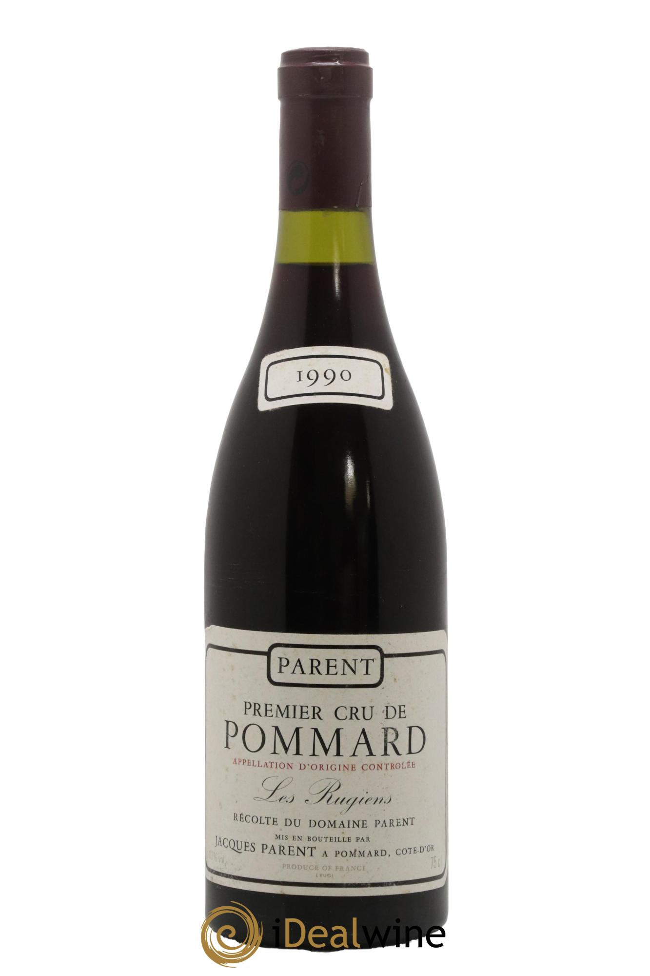 Pommard 1er Cru Les Rugiens Parent (Domaine) 1990 - Lot de 1 bouteille - 0