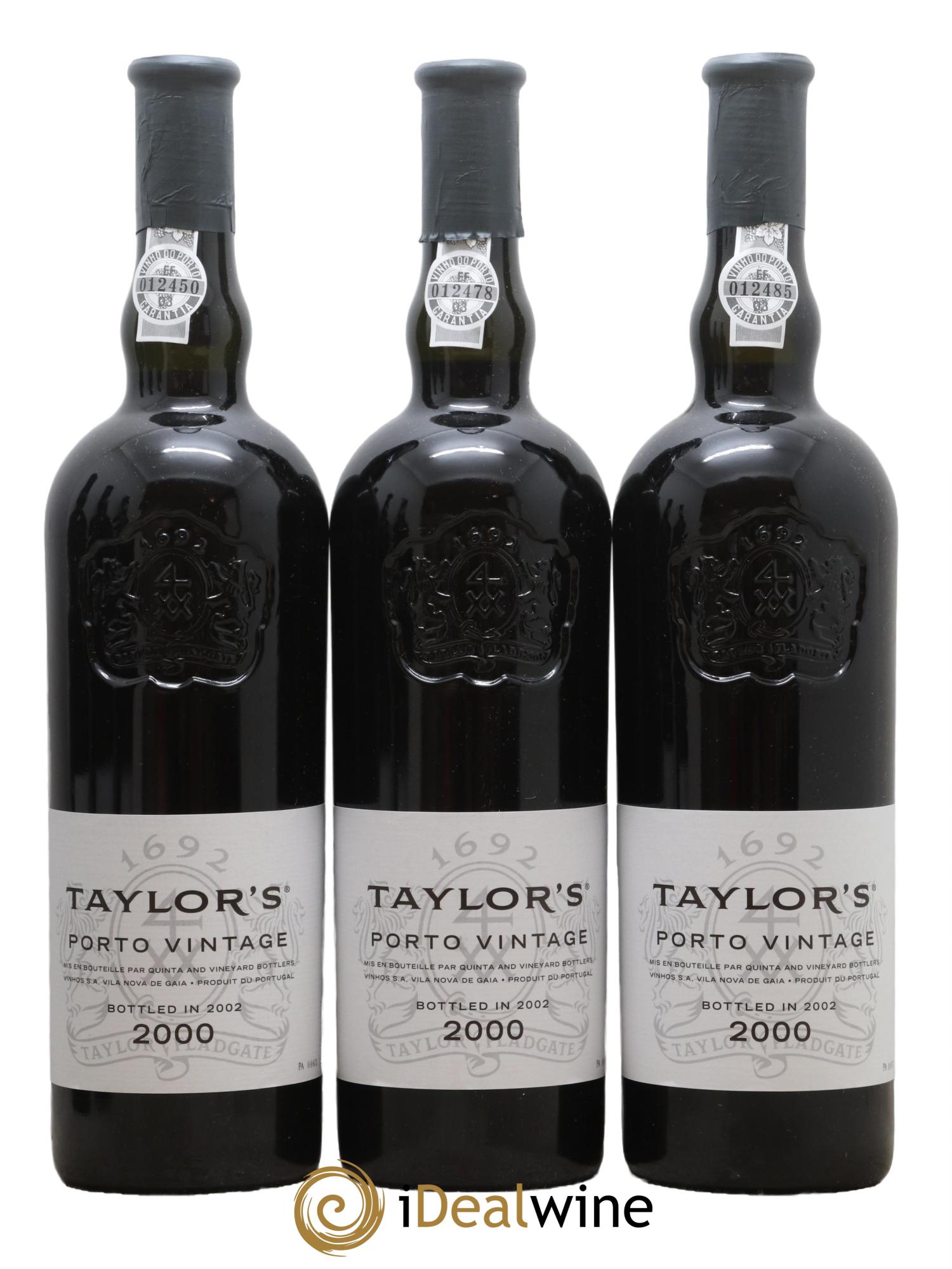 Porto Taylor's Vintage 2000 - Posten von 6 Flaschen - 1