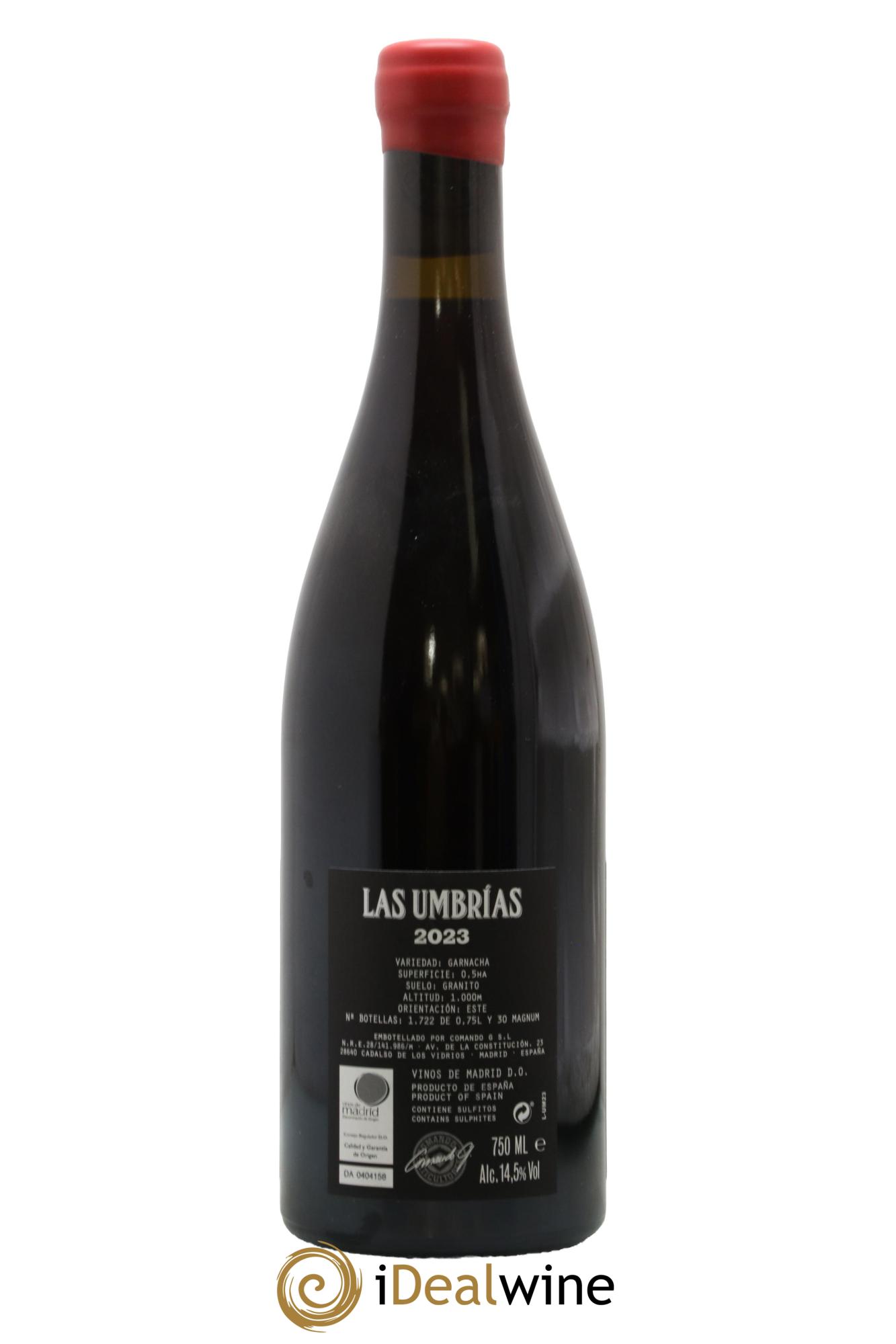 Vinos de Madrid DO Comando G Las Umbrias 2023 - Lot de 1 bouteille - 1