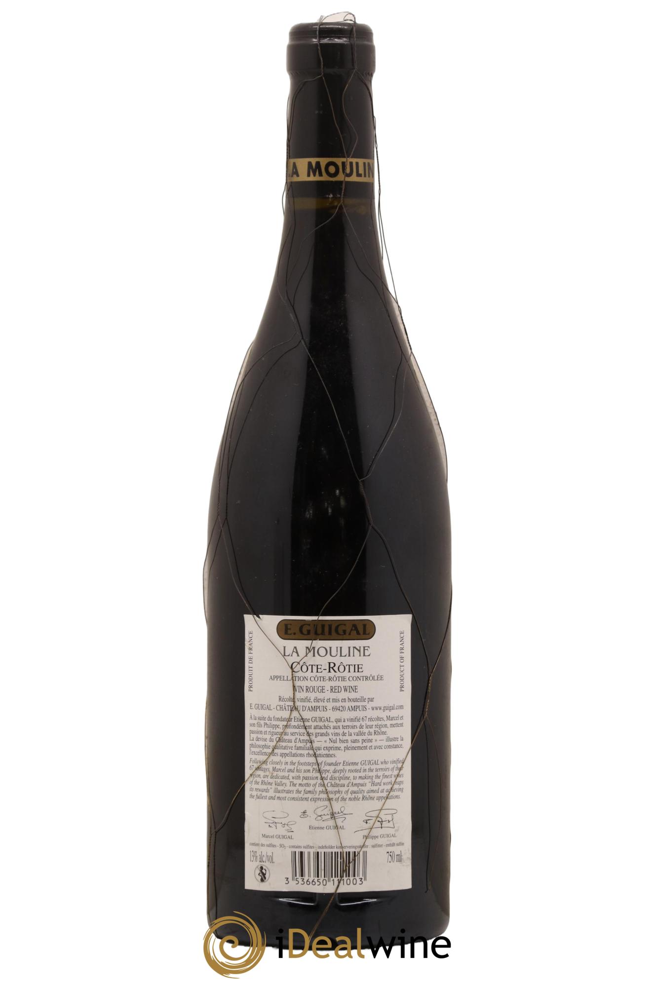 Côte-Rôtie La Mouline Guigal 2004 - Posten von 1 Flasche - 1