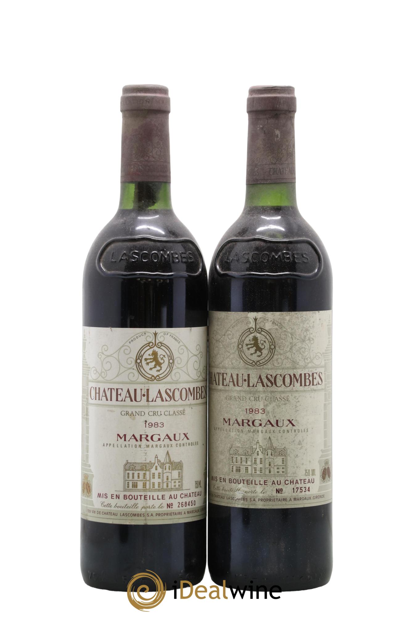 Château Lascombes 2ème Grand Cru Classé 1983 - Lot de 2 bouteilles - 0