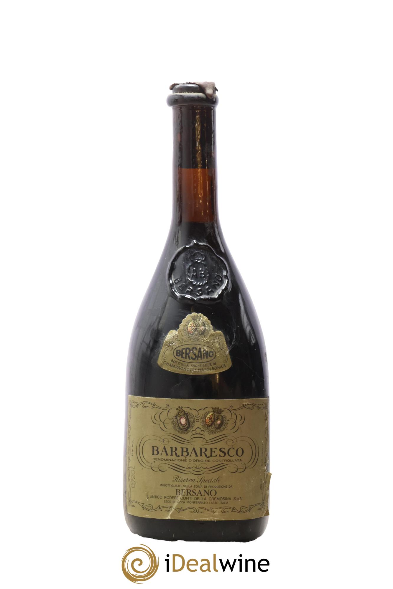 Barbaresco DOCG Riserva Speciale Bersano 1971 - Lot de 1 bouteille - 0