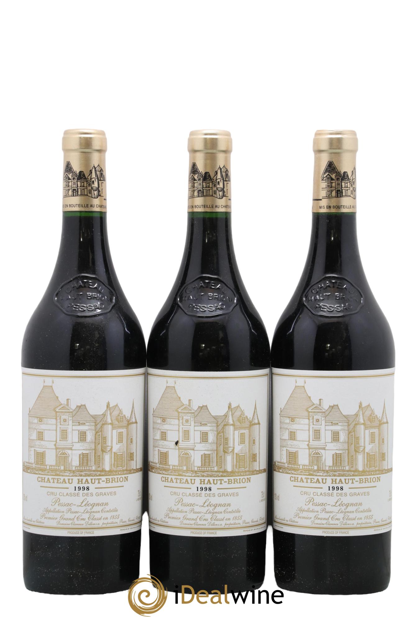 Château Haut Brion 1er Grand Cru Classé 1998 - Posten von 12 Flaschen - 3