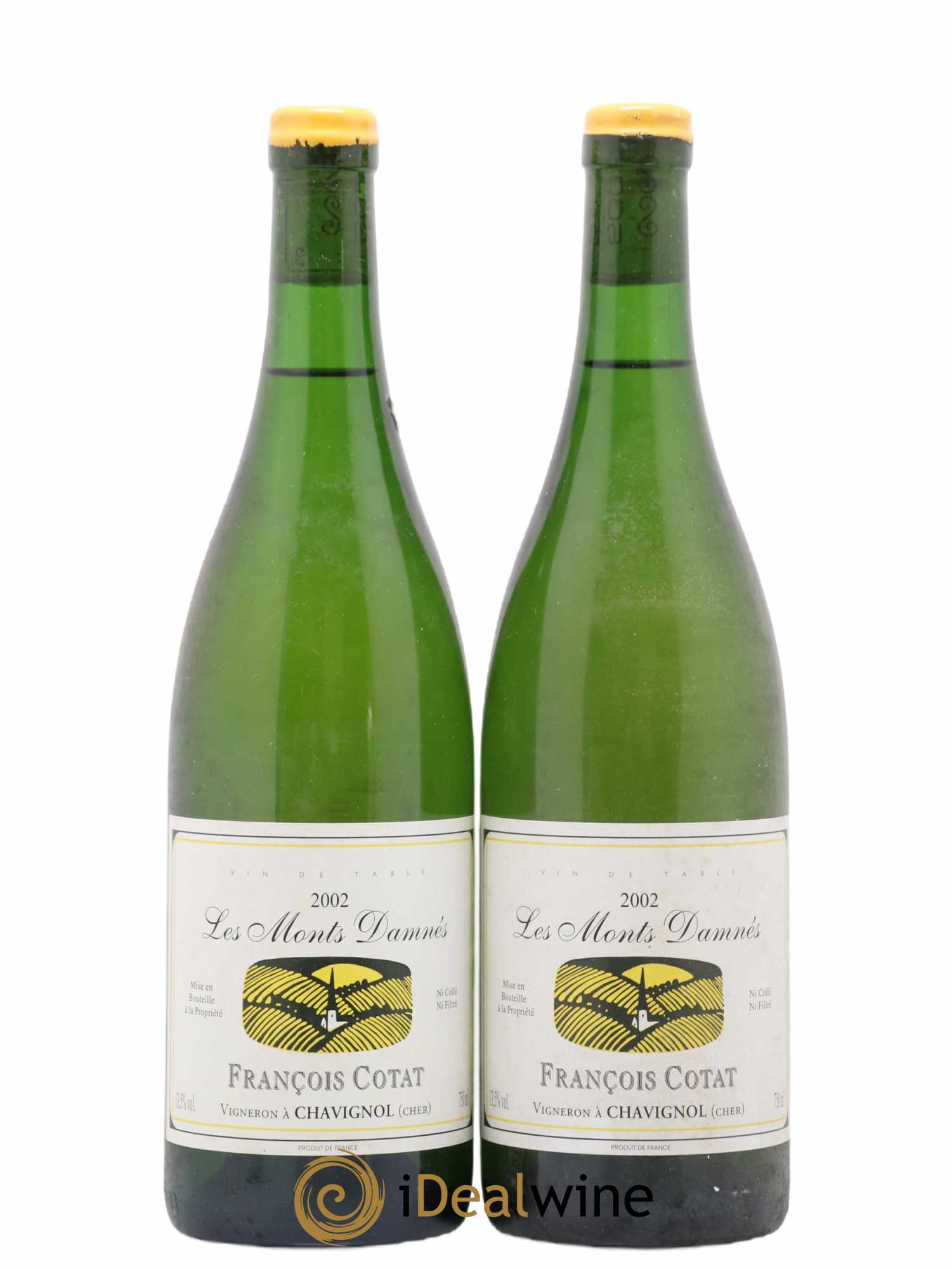 Sancerre Les Monts Damnés François Cotat 2002 - Lot of 2 bottles - 0
