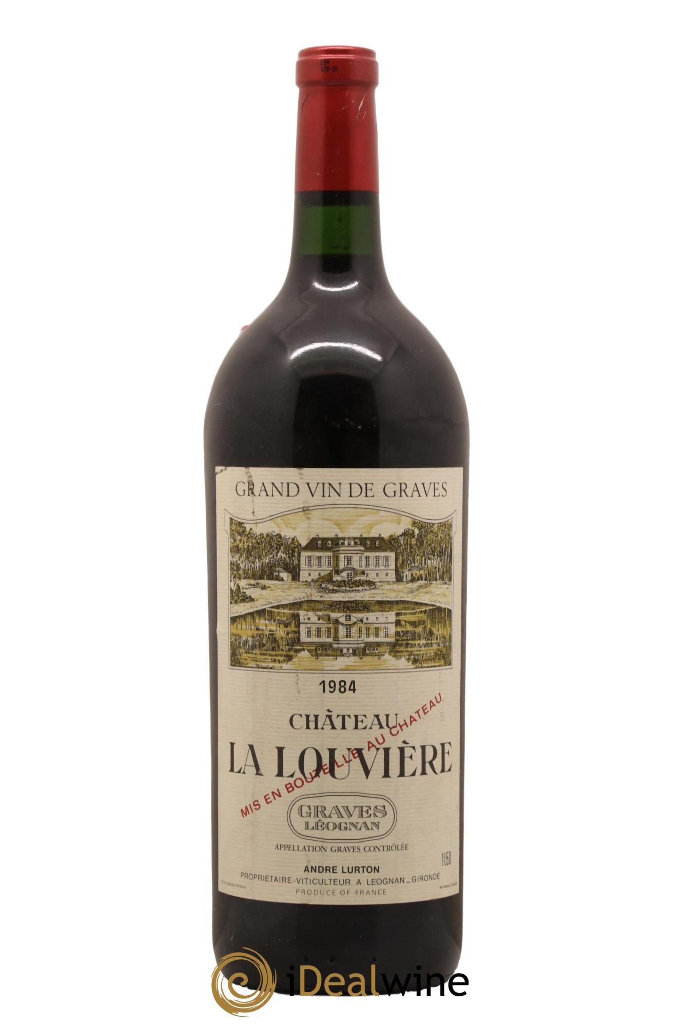 Château la Louvière 1984 - Lot de 1 magnum - 0