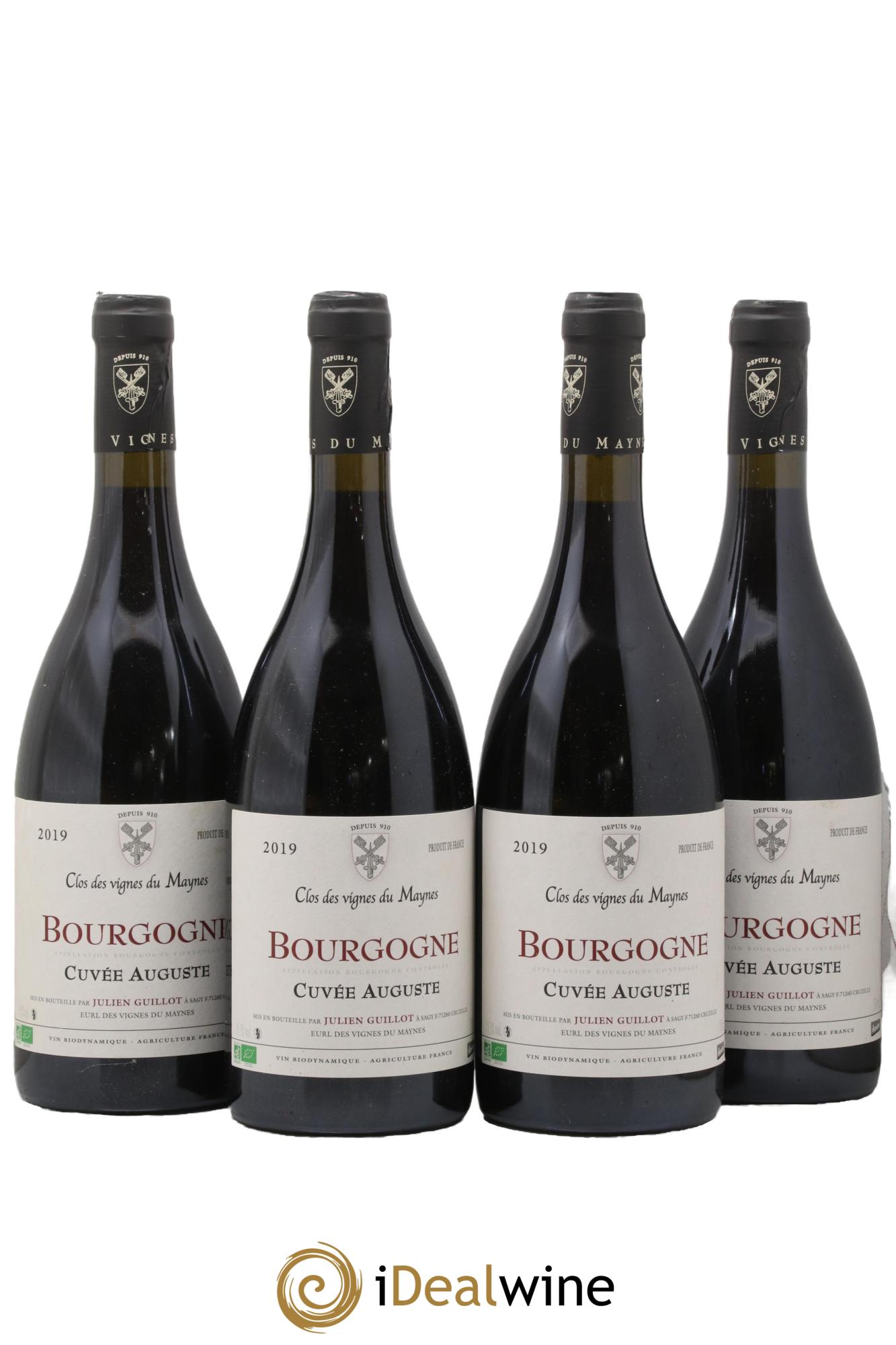 Bourgogne Cuvée Auguste Les Vignes du Maynes 2019 - Lot de 4 bouteilles - 0