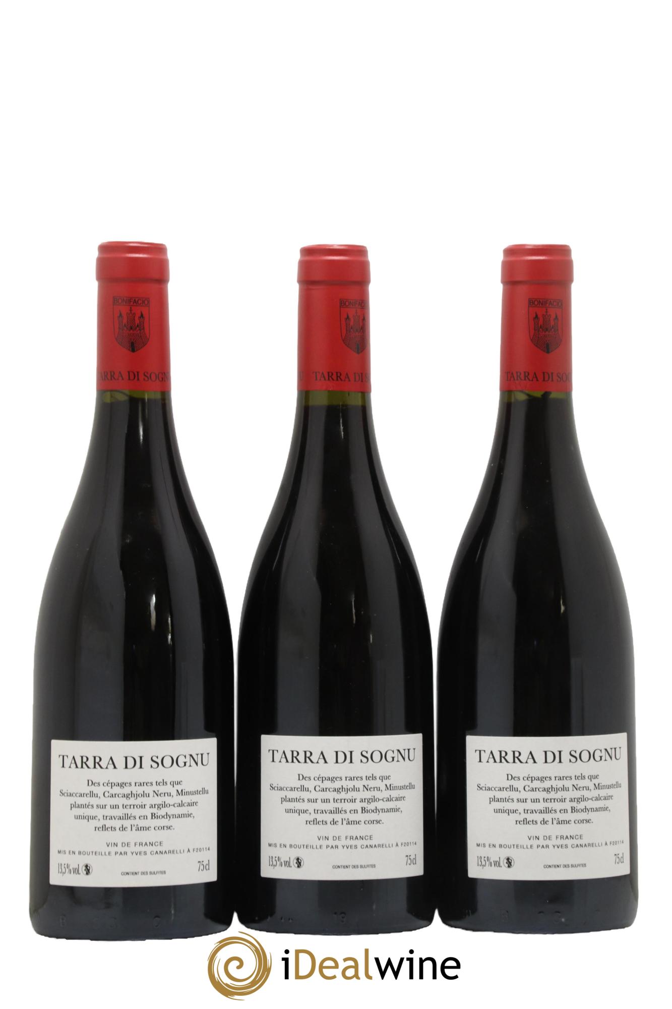 Vin de France Tarra di Sognu Clos Canarelli 2017 - Lot de 3 bouteilles - 1