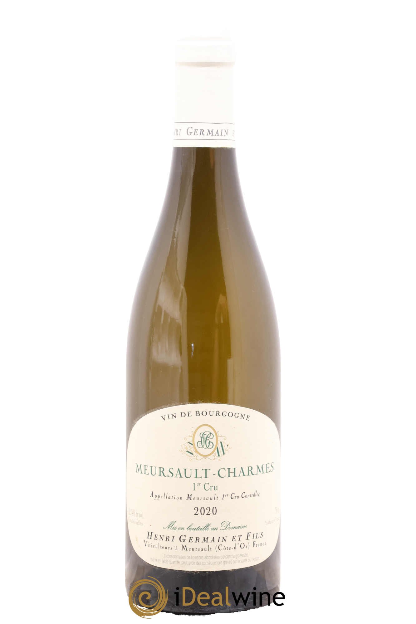 Meursault 1er Cru Charmes Henri Germain 2020 - Lot de 1 bouteille - 0