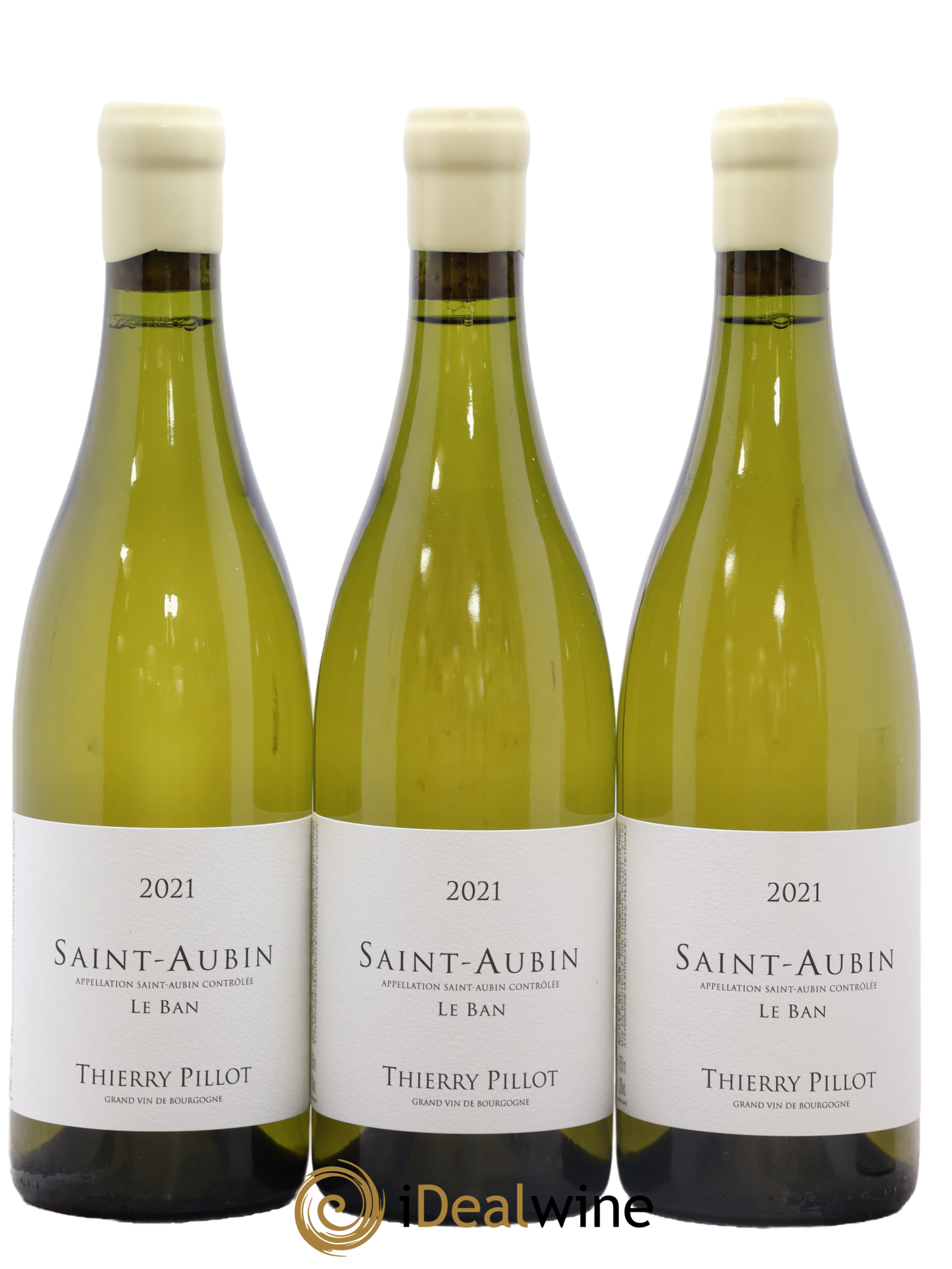 Saint-Aubin Le Ban Thierry Pillot 2021 - Lot de 3 bouteilles - 0