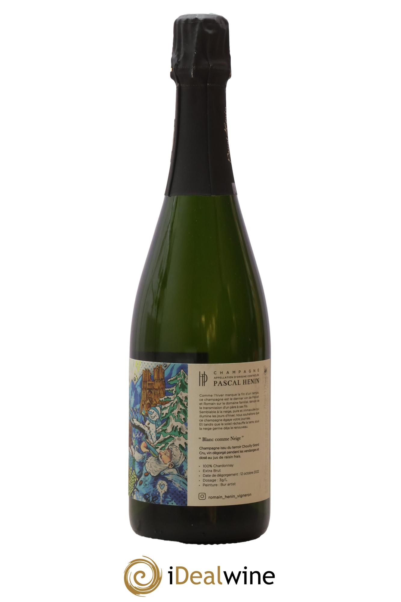 Blanc Comme Neige Pascal Henin - Romain Henin - Posten von 1 Flasche - 0