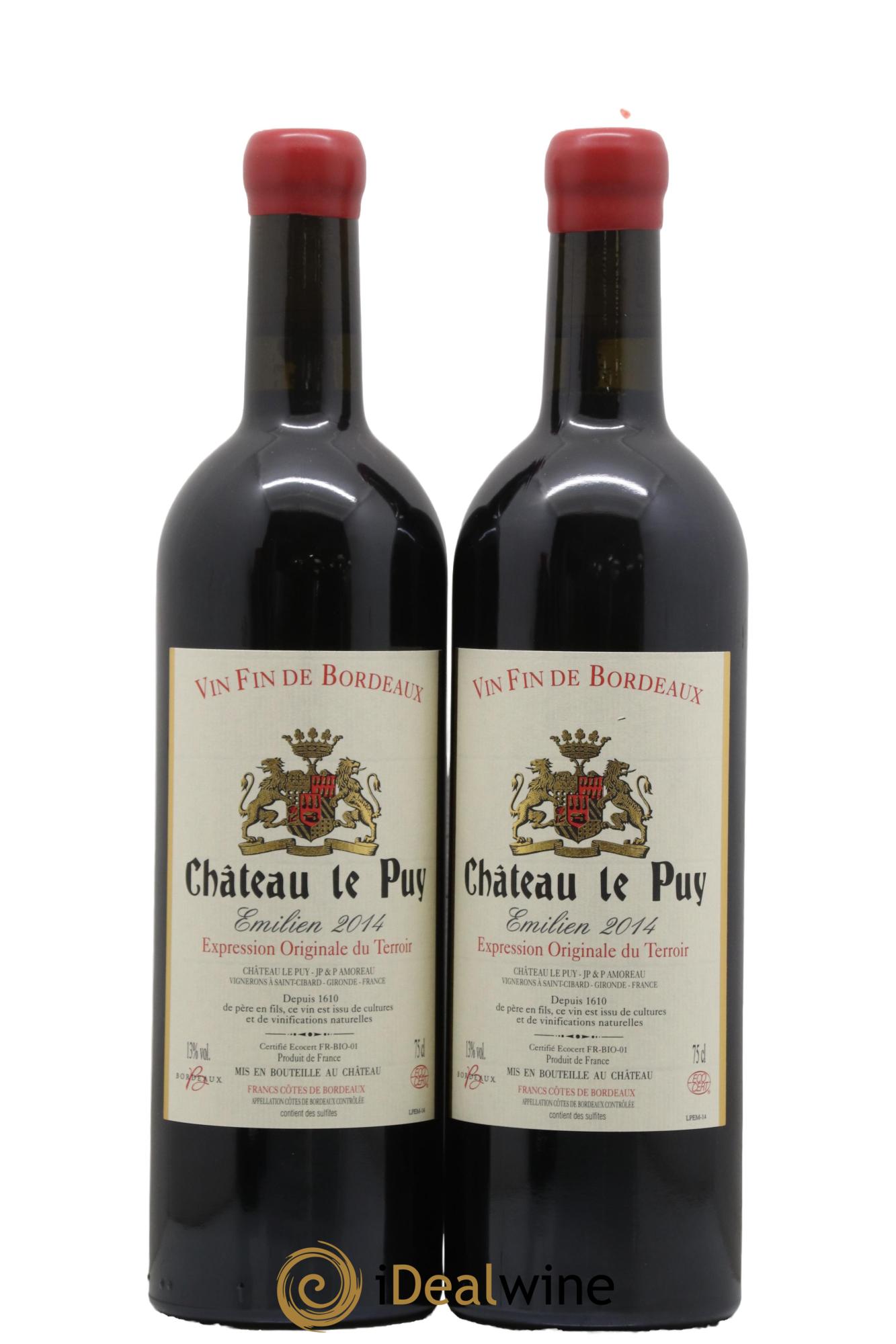 Le Puy - Cuvée Emilien 2014 - Lotto di 2 bottiglie - 0