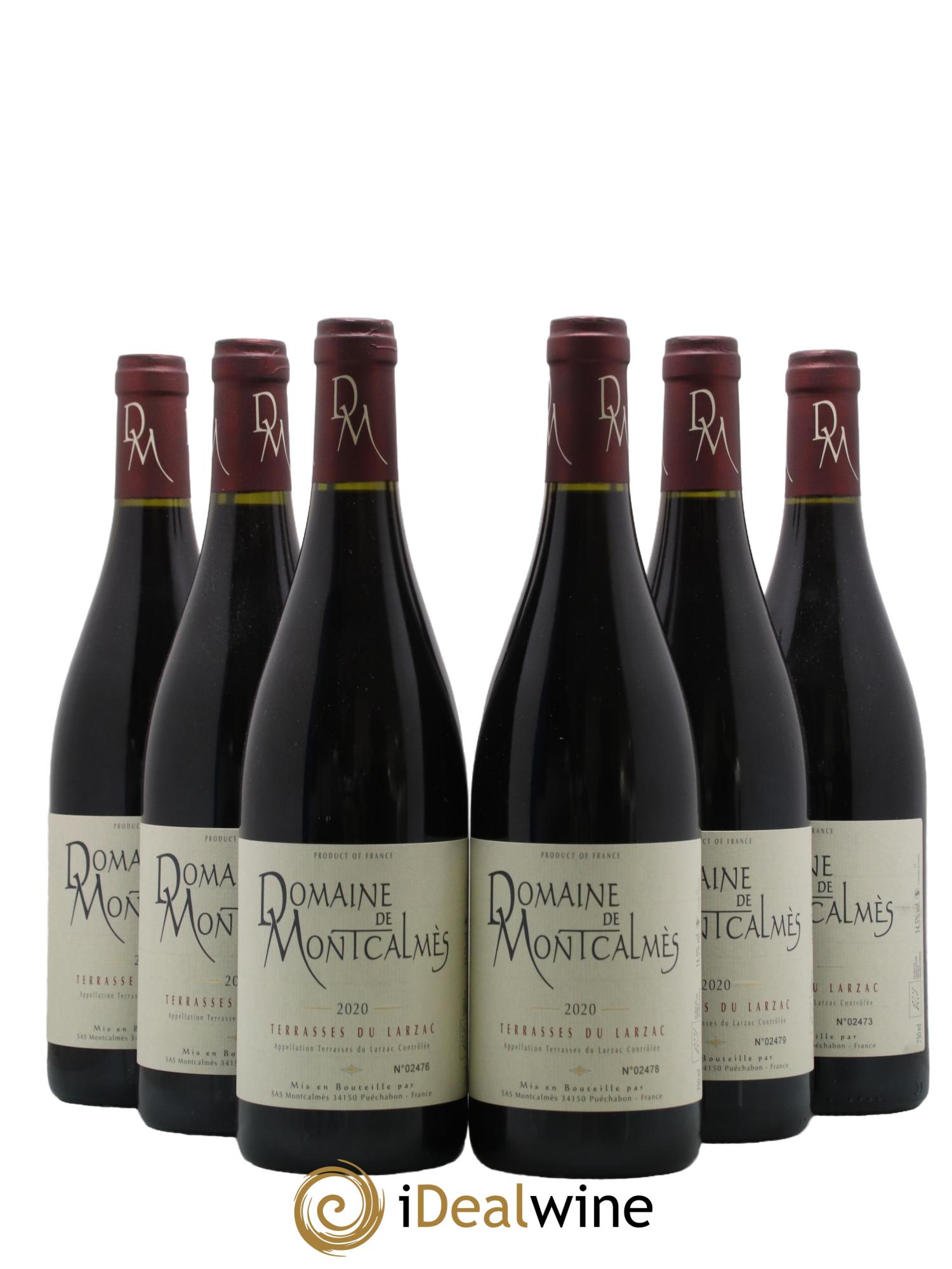 Terrasses du Larzac Domaine de Montcalmès Frédéric Pourtalié 2020 - Lot de 6 bouteilles - 0