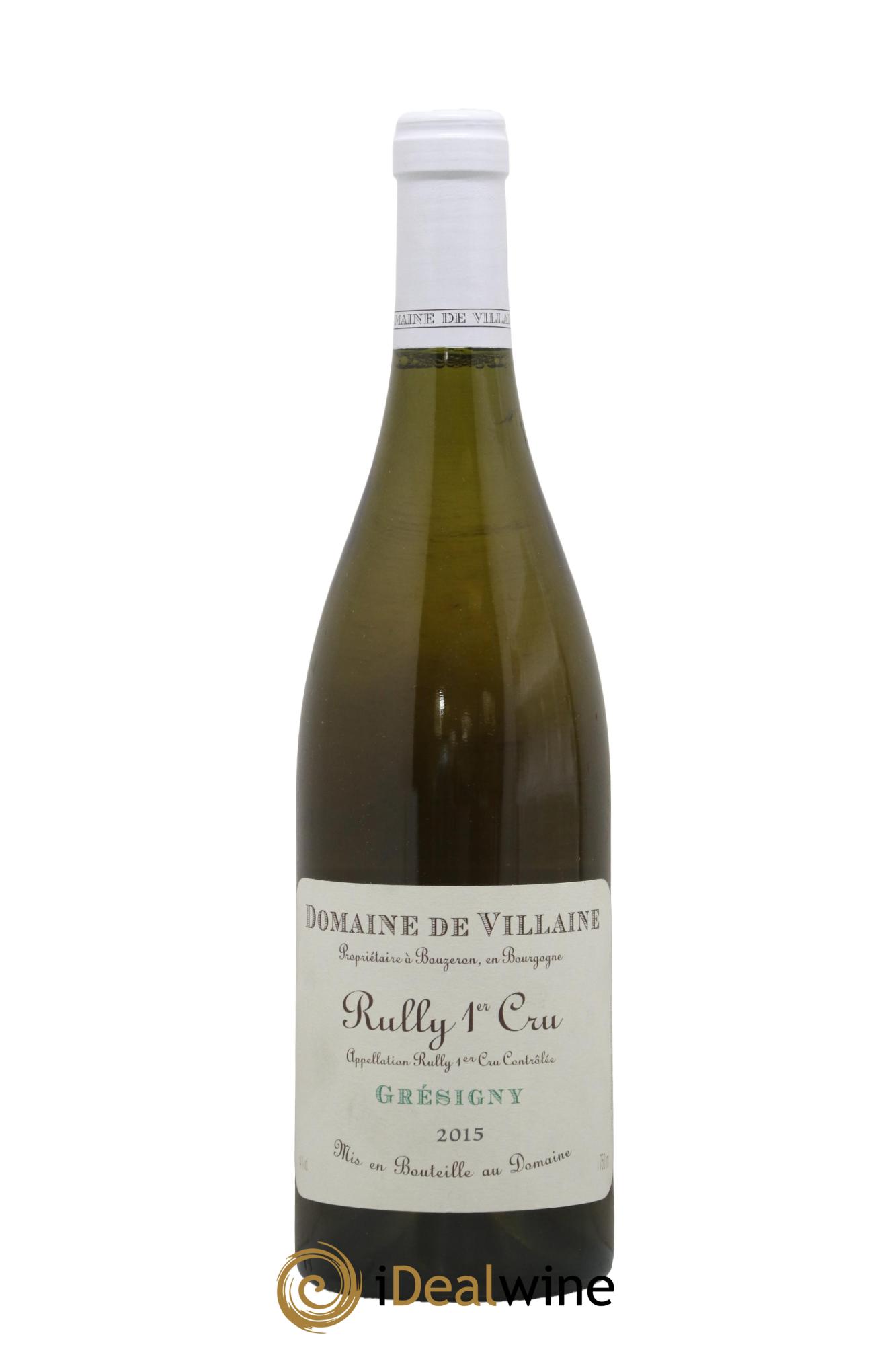 Rully 1er Cru Grésigny Domaine de Villaine 2015 - Lot de 1 bouteille - 0