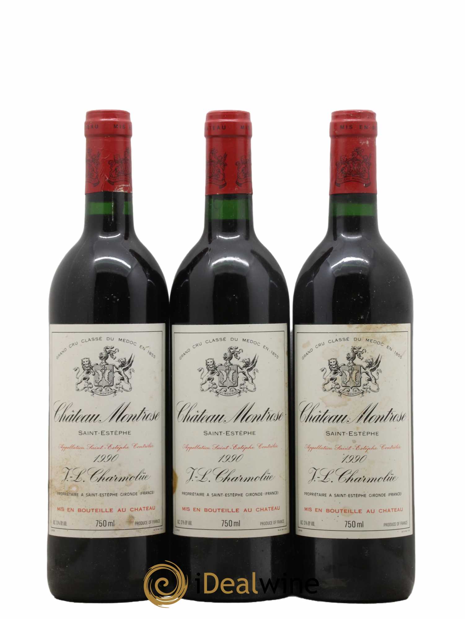Château Montrose 2ème Grand Cru Classé 1990 - Posten von 12 Flaschen - 2