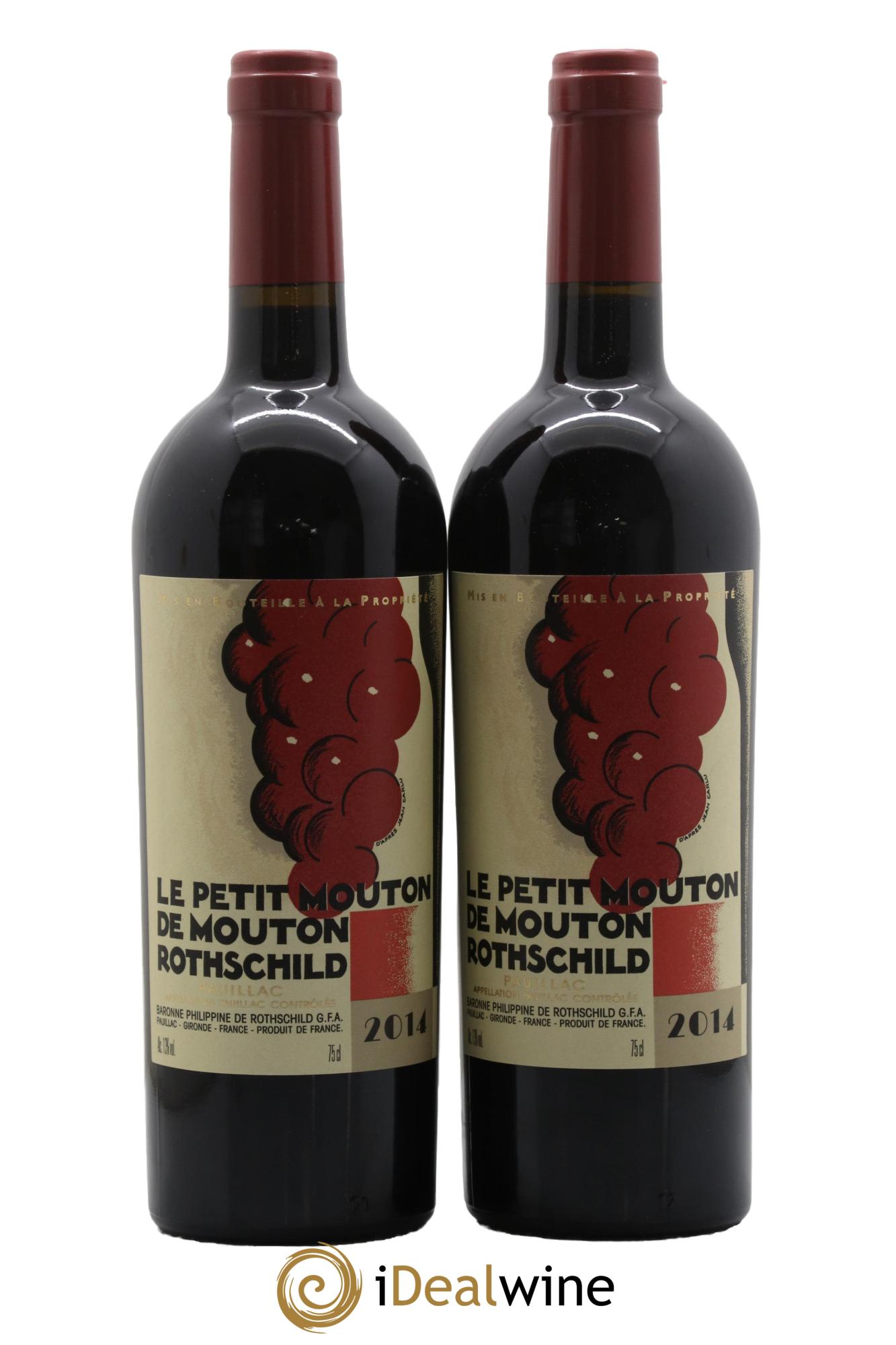Petit Mouton Second Vin 2014 - Lotto di 2 bottiglie - 0